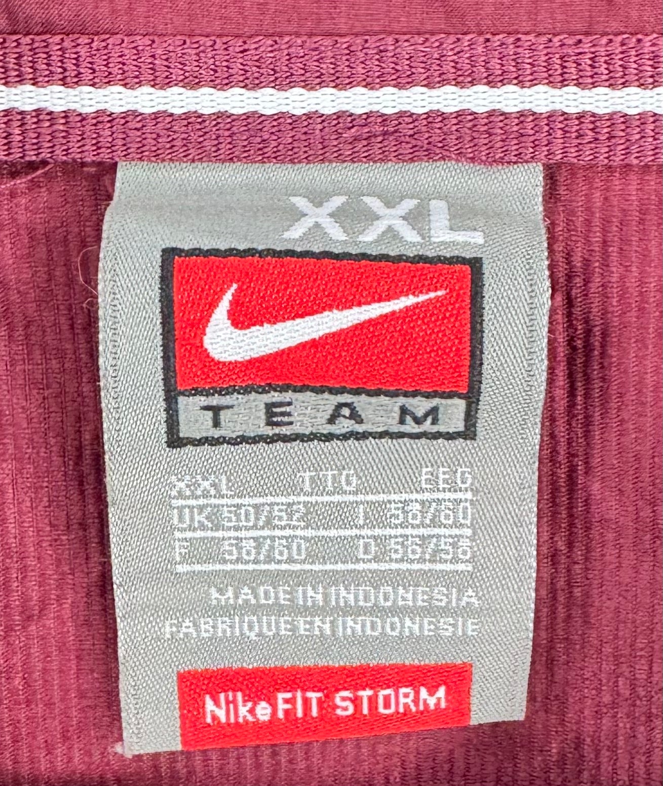 Nike Vintage Horizon Hawks Trainingsjacke Rot Größe XXL