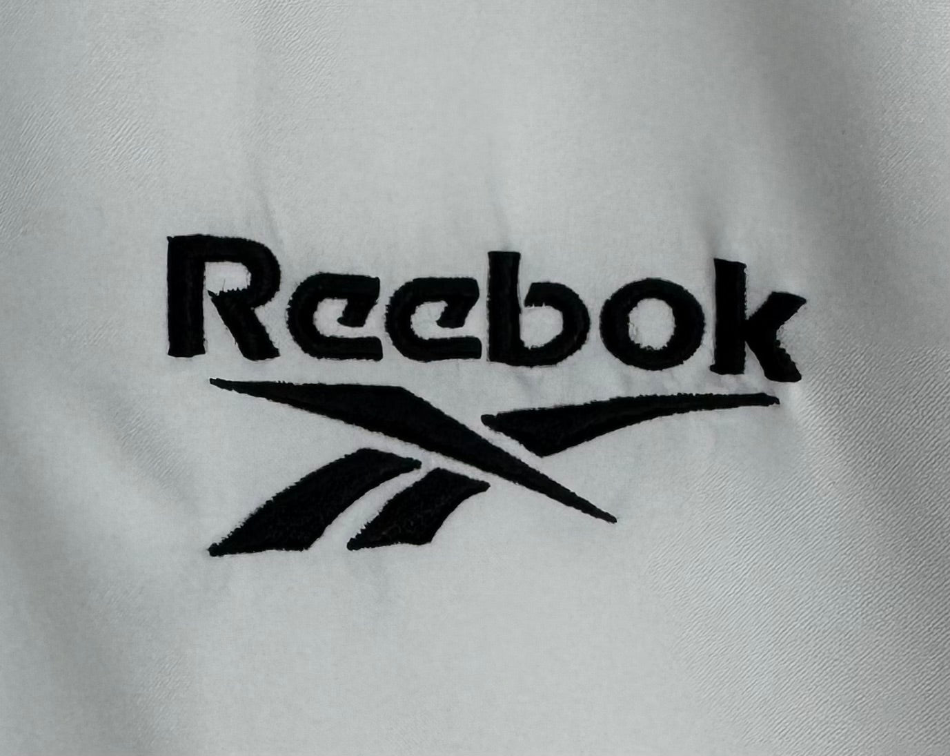 Reebok Vintage Trainingsjacke Weiß Größe XL