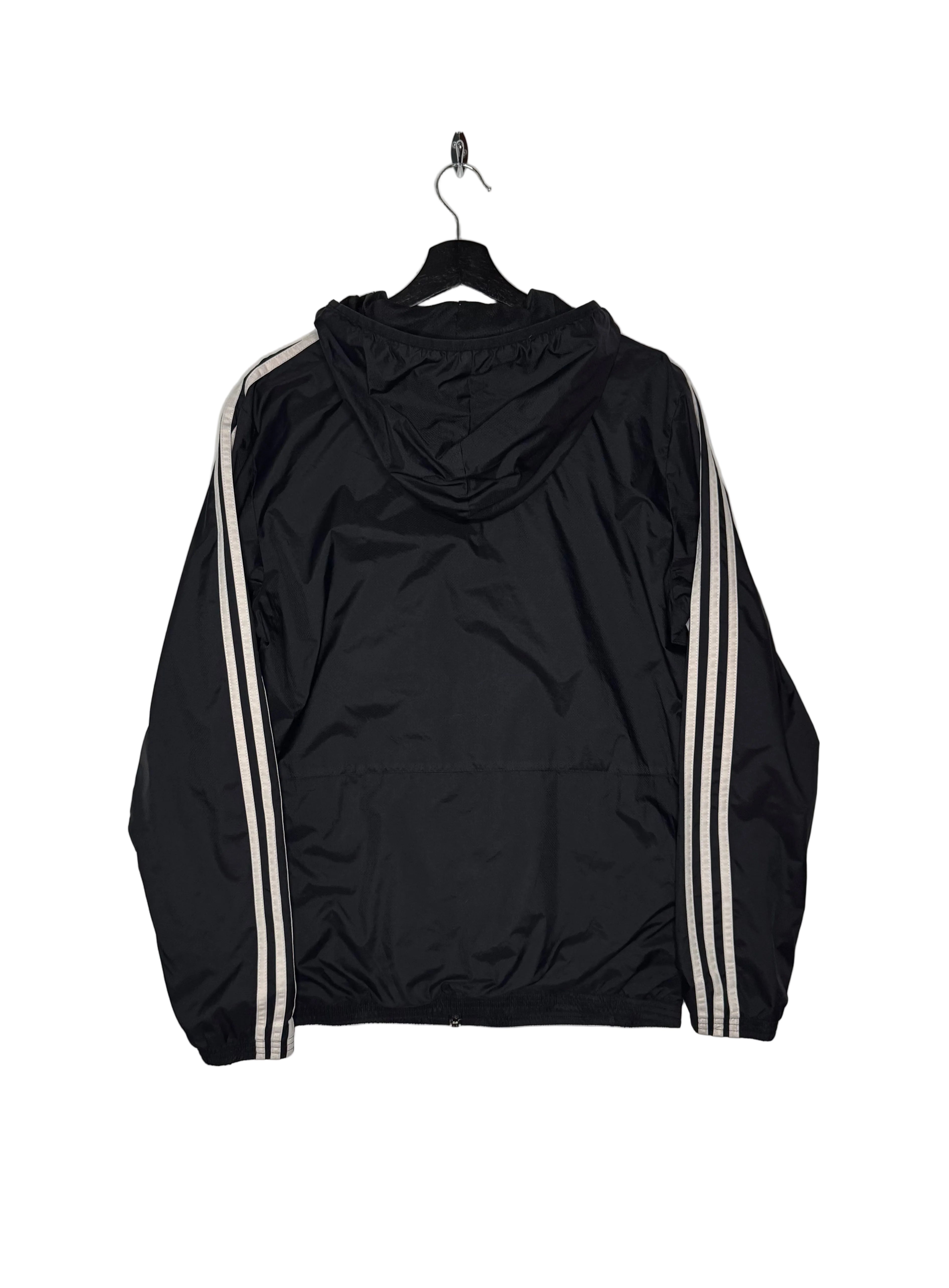 Adidas Vintage Regenjacke Schwarz Größe M