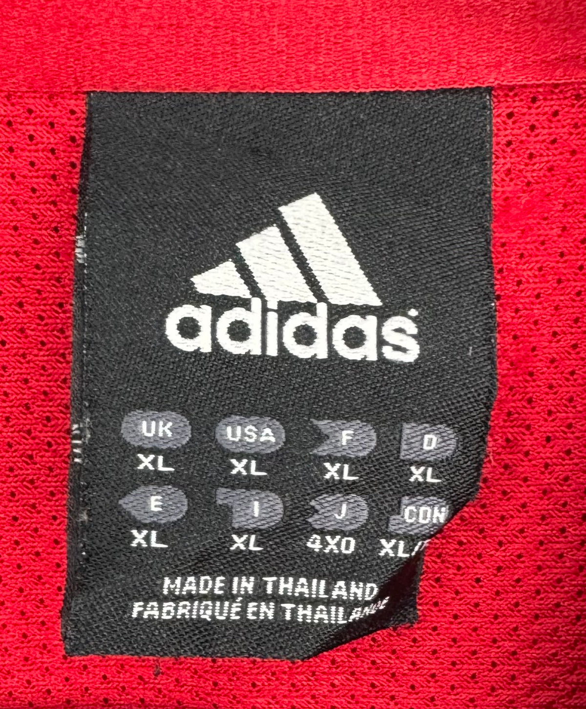 Adidas Vintage Formotion Trainingsjacke Rot Größe XL