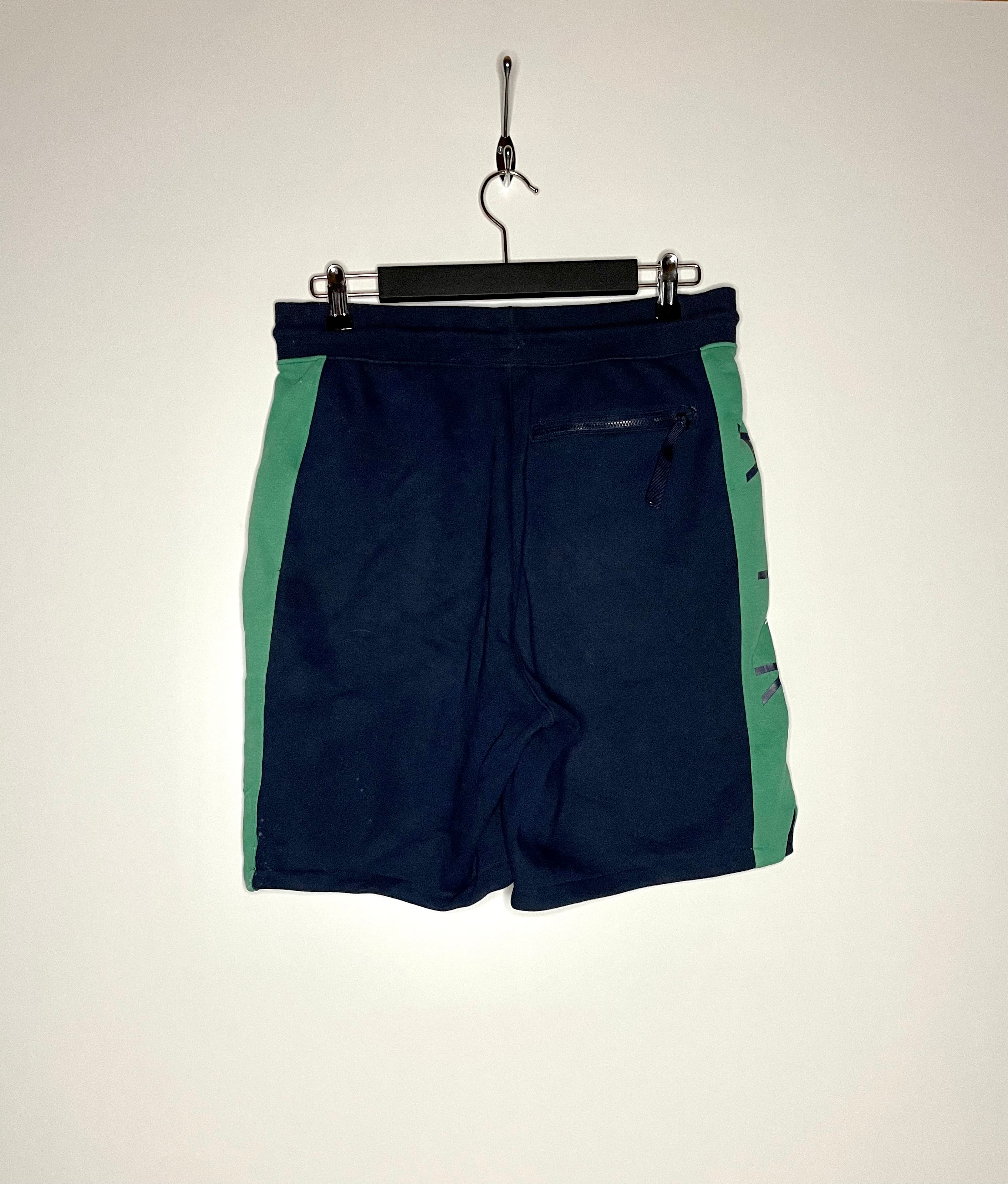 Nike Air Shorts Blau/Grün Größe M
