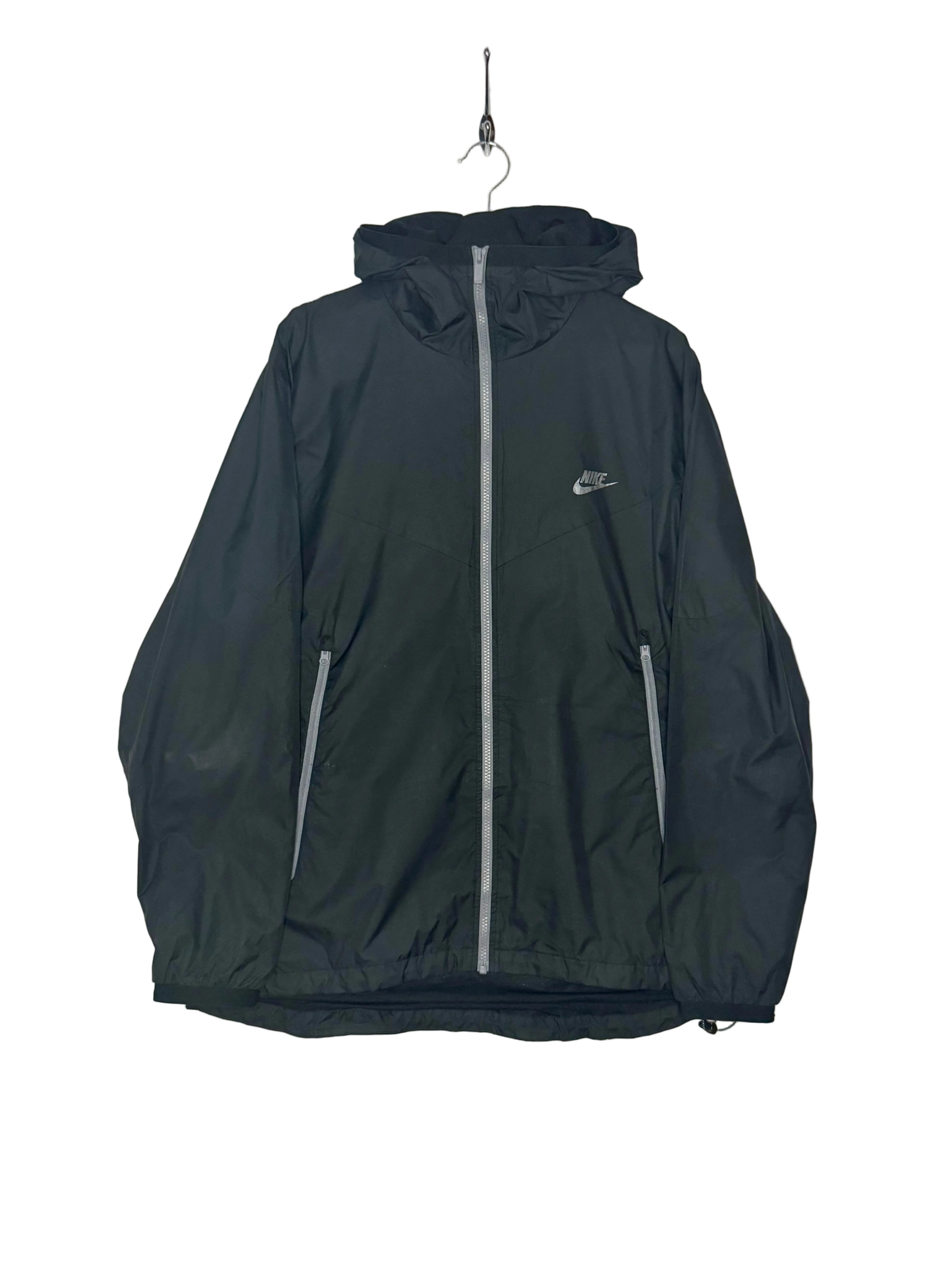 Nike Regenjacke mit Kapuze Schwarz Größe XL