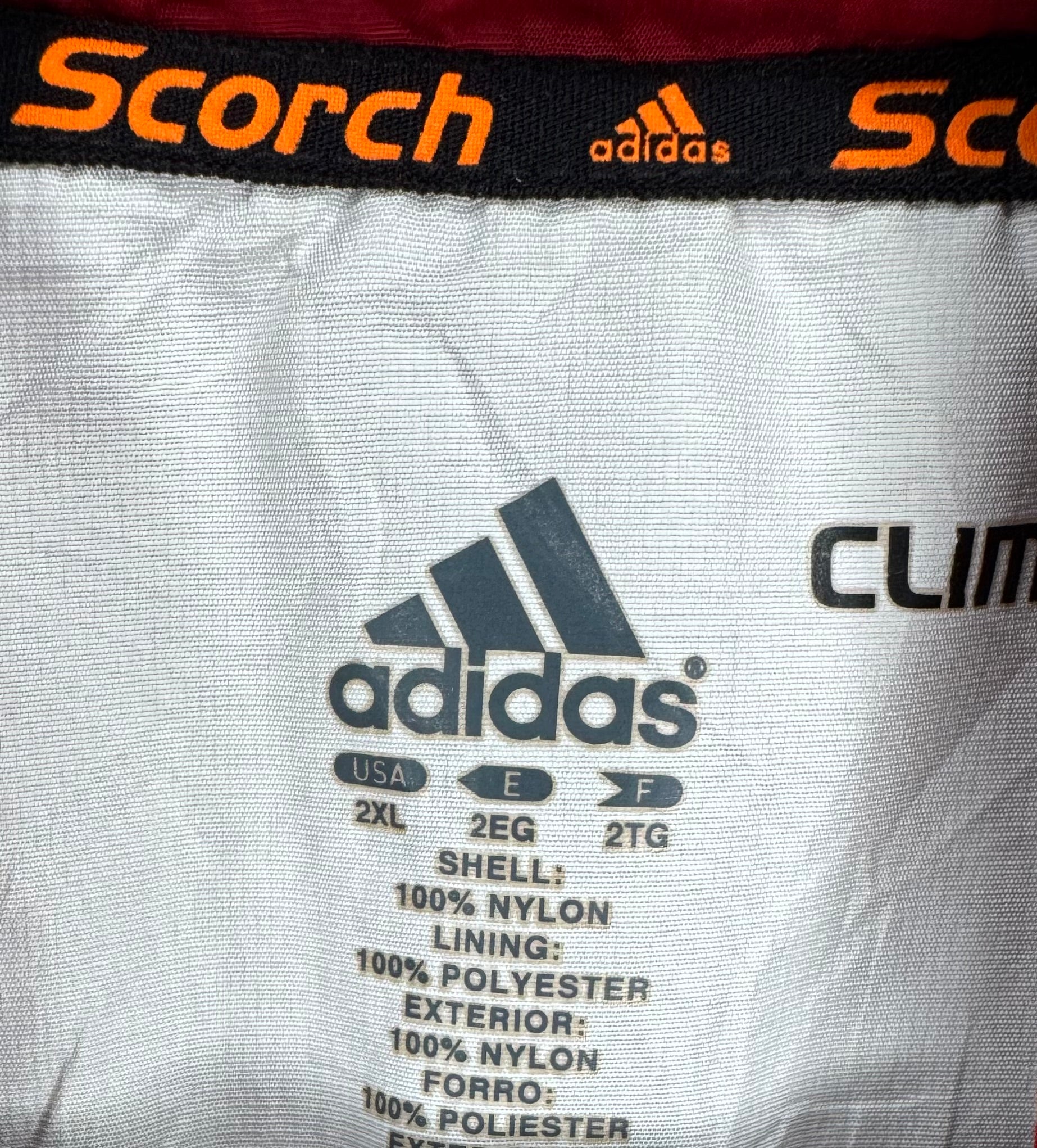 Adidas Wisconsin Badgers Windbreaker Rot/Weiß Größe XXL