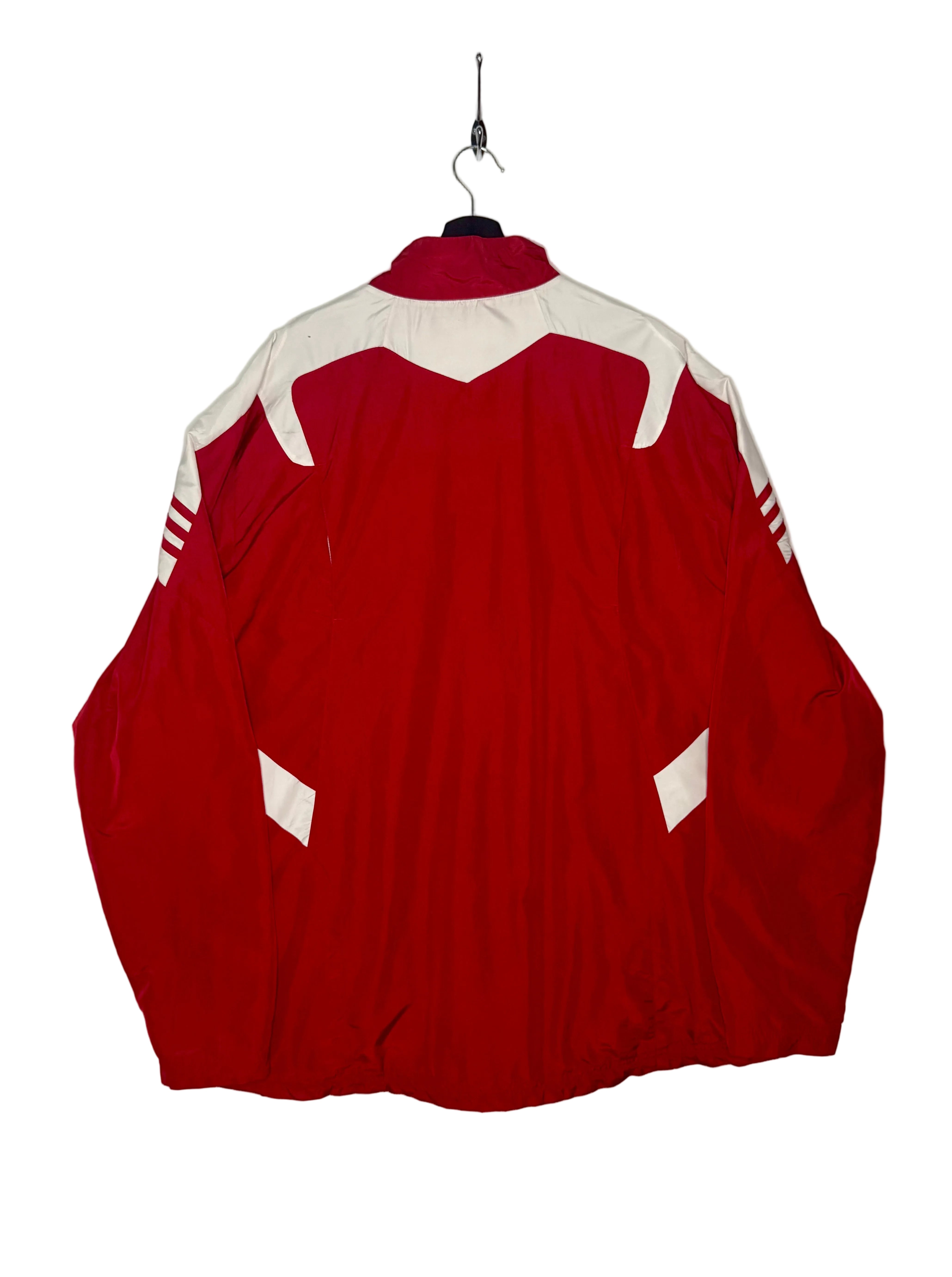 Adidas Wisconsin Badgers Windbreaker Rot/Weiß Größe XXL