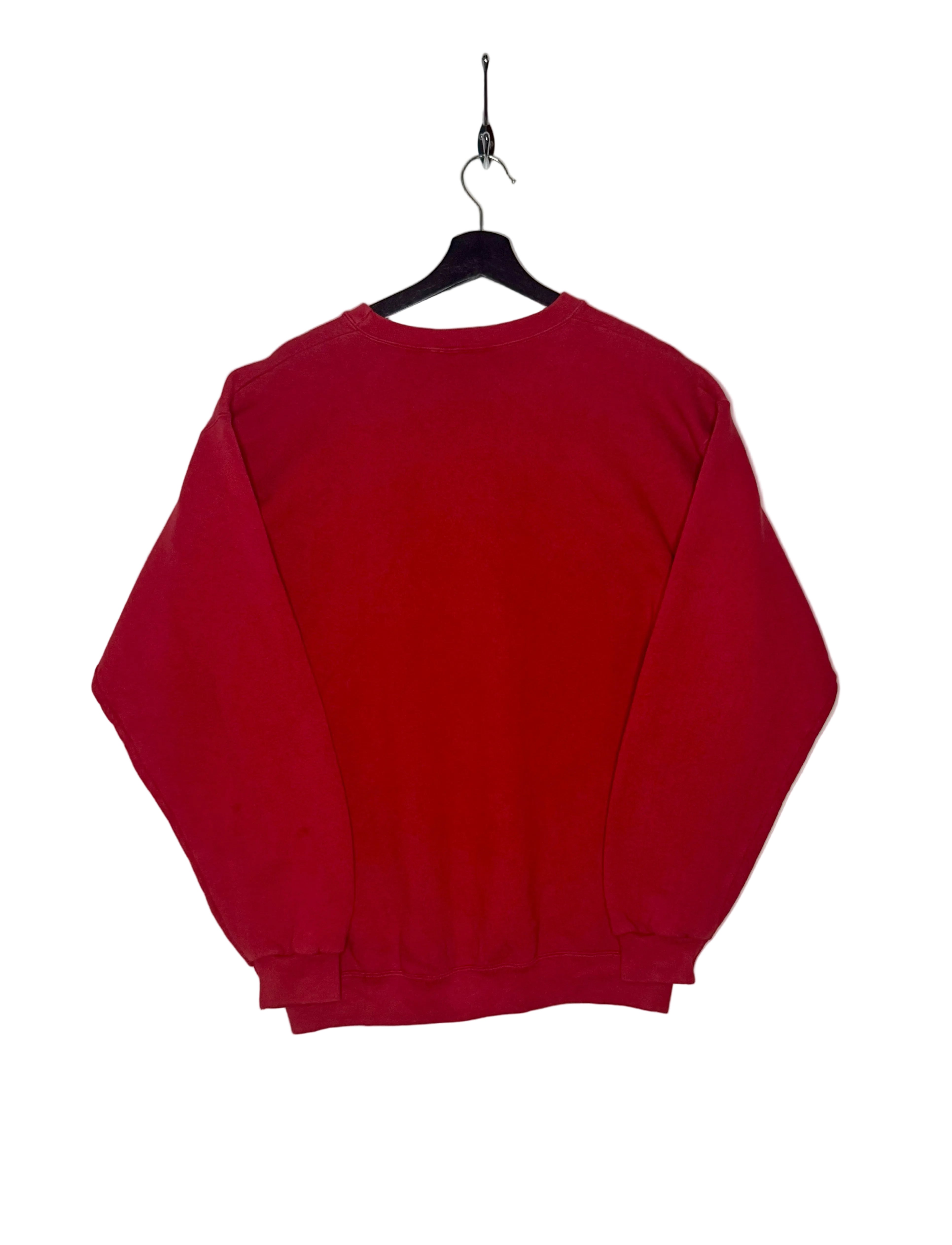 Vintage Boothbay Harbor Maine Crewneck Sweater Rot Größe M