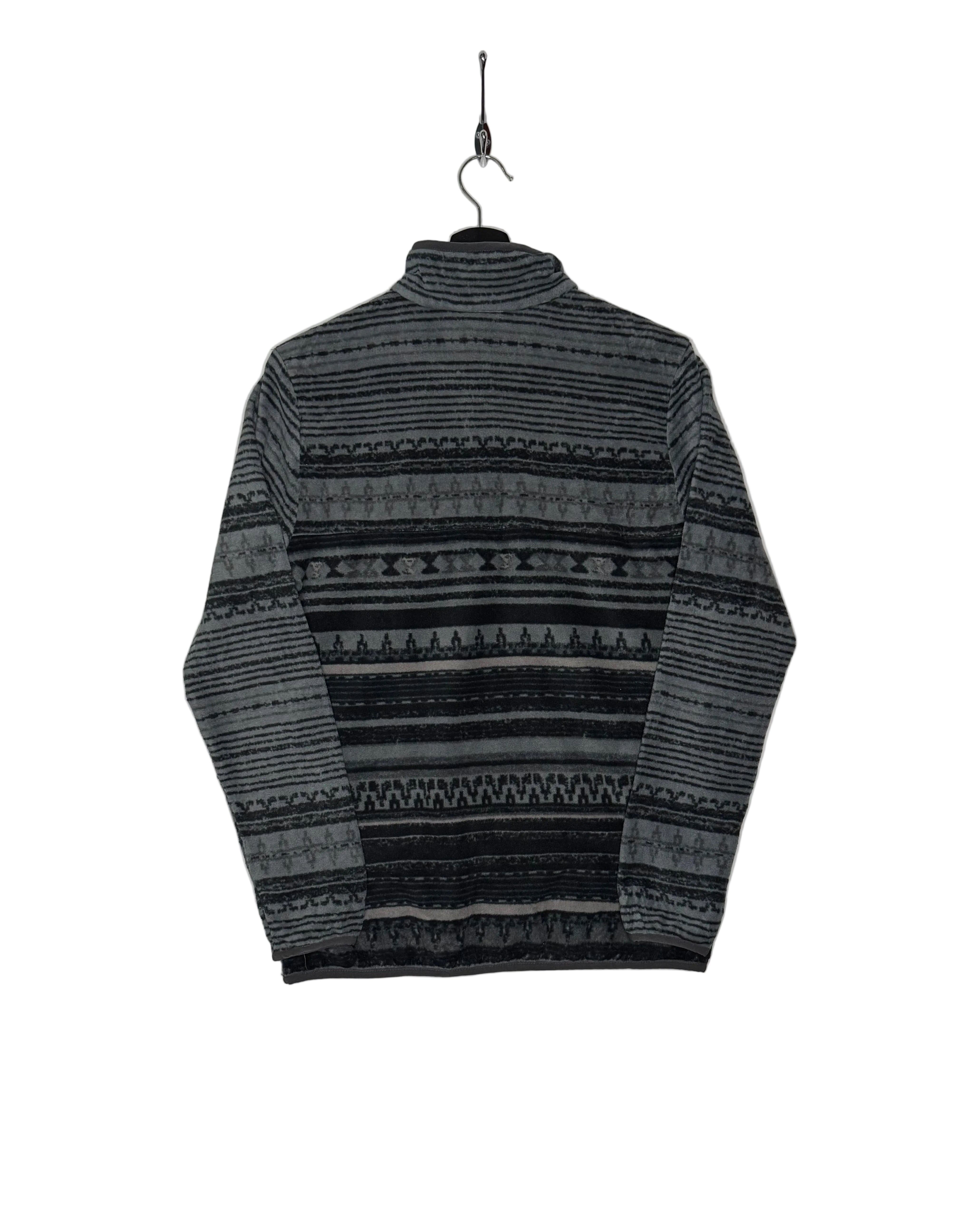 Columbia Fleece Sweater 1/3 Zip Grau/Schwarz Größe M