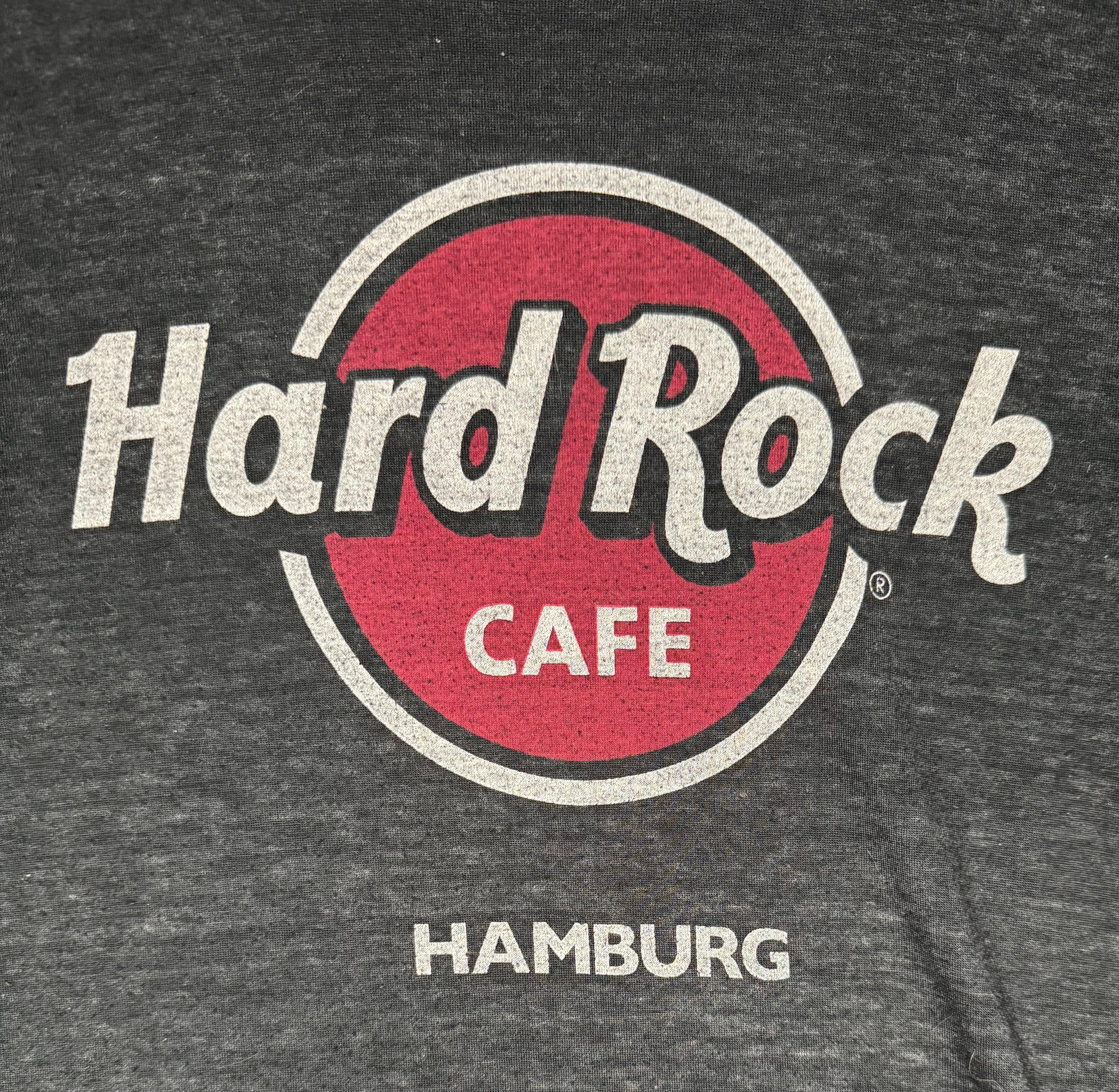 Hard Rock Cafe Hamburg T-Shirt Grau Größe S