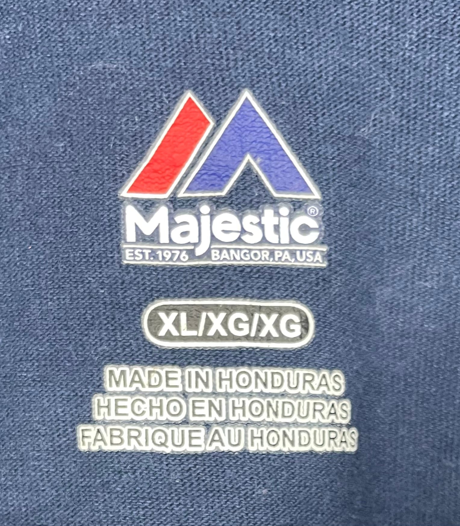 Majestic T-Shirt Cleveland Indians American League Champion 2016 Dark Blue Size XL