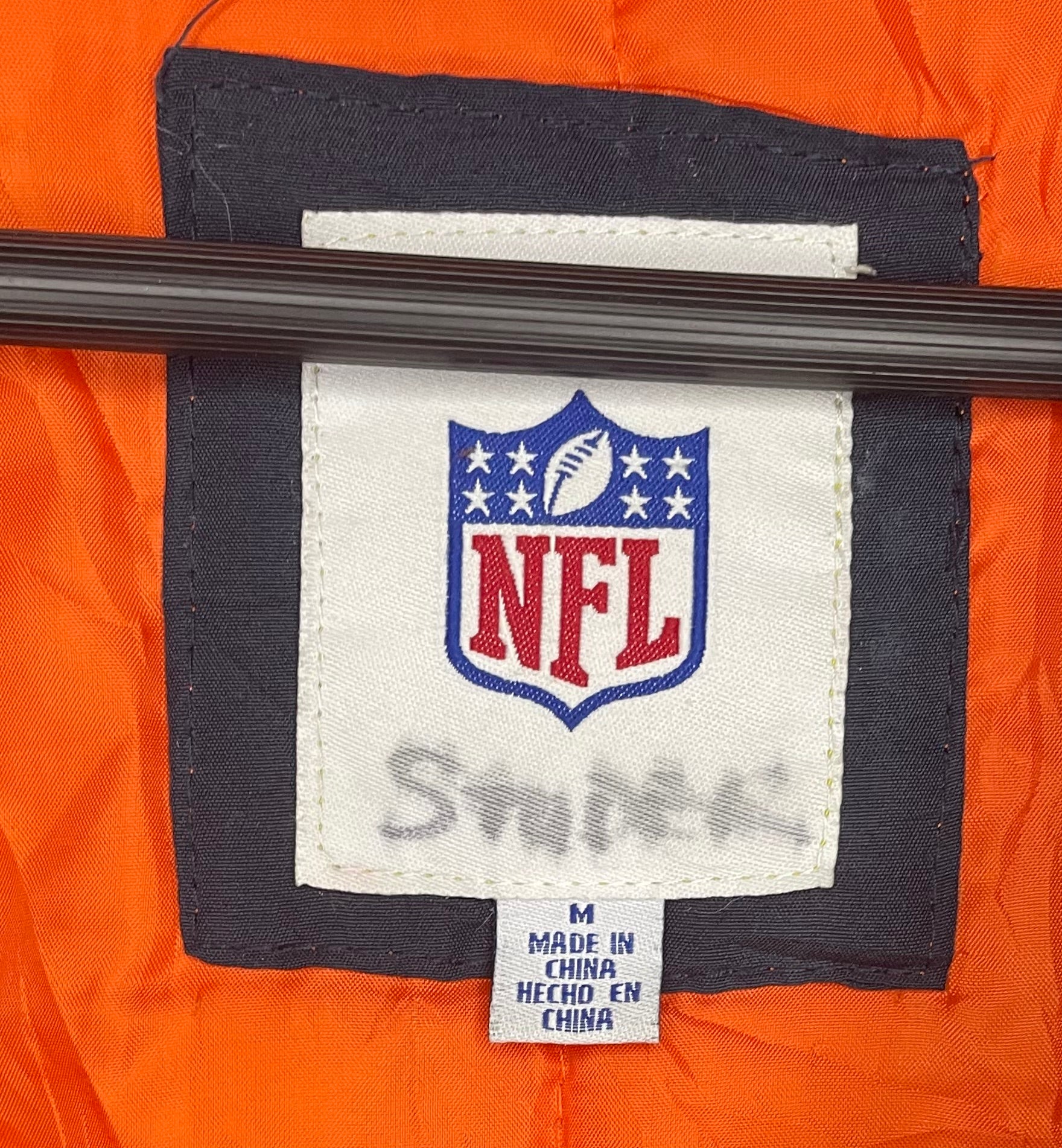 NFL Vintage Winter Jacket Chicago Bears Blue/Orange Size M