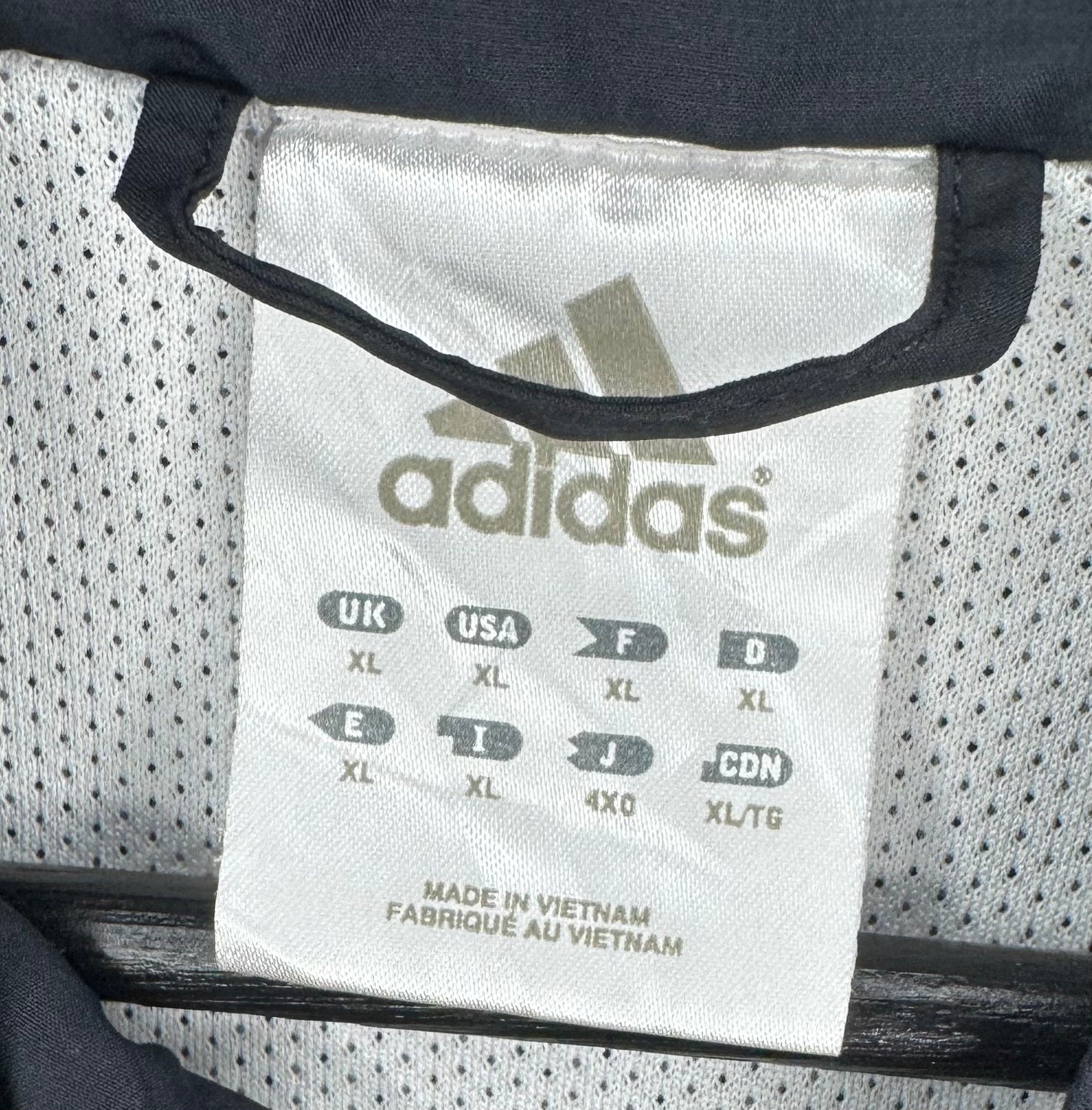 Adidas UWP Rangers Trainingsjacke Schwarz/Weiß Größe XL