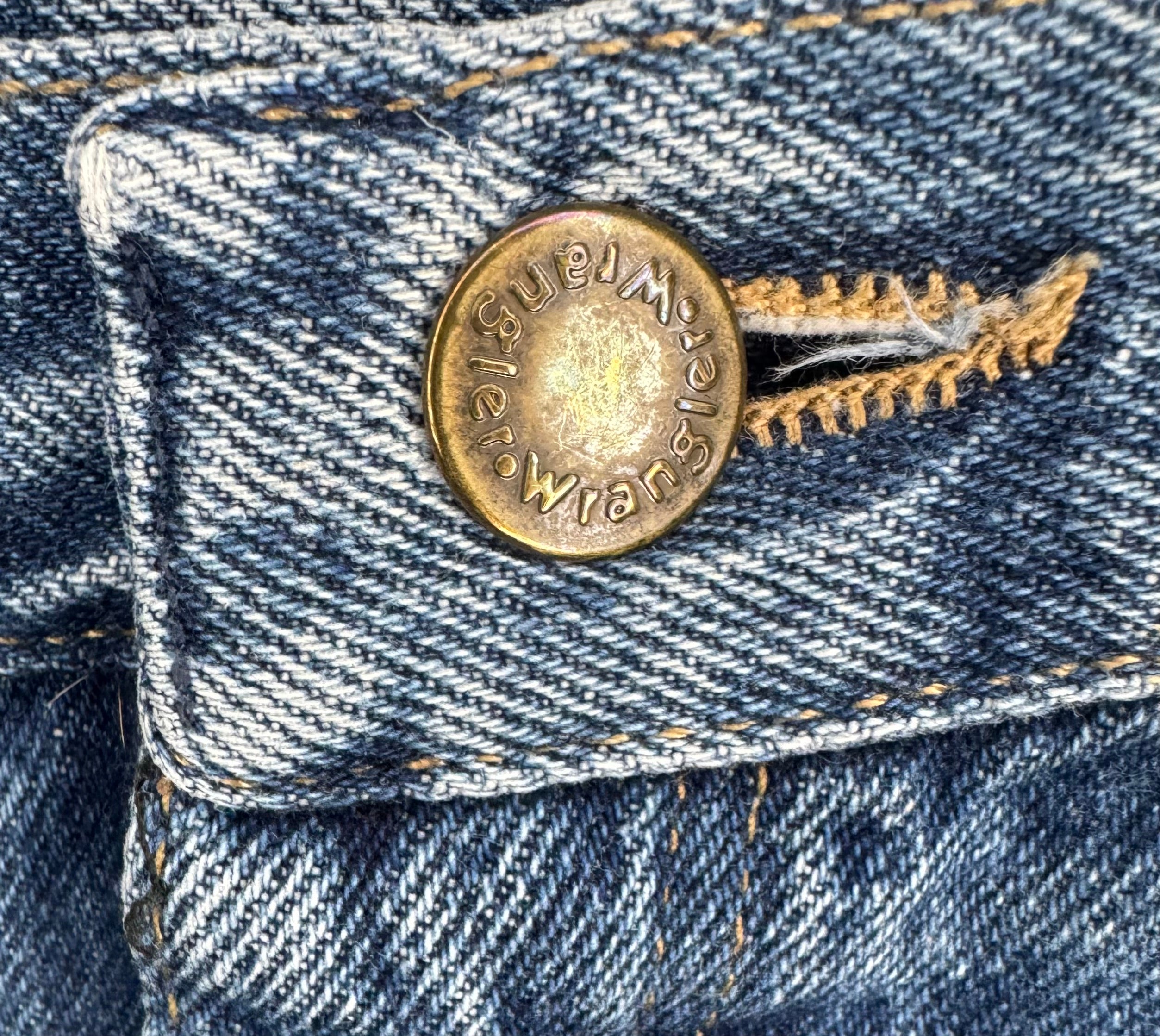 Wrangler Vintage Jeans Blau Größe 46x28