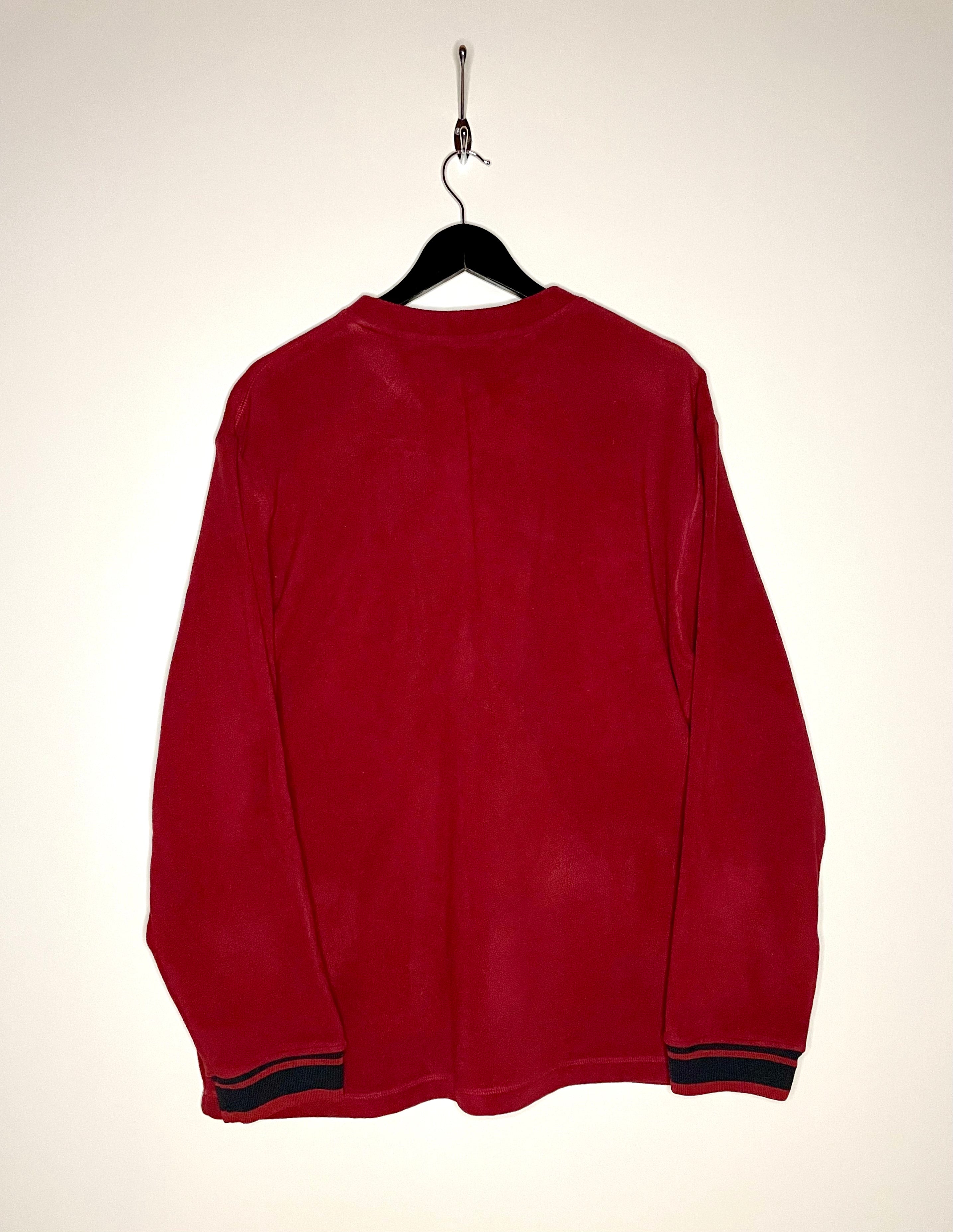 Tommy Hilfiger Fleece Sweater Rot Größe XL