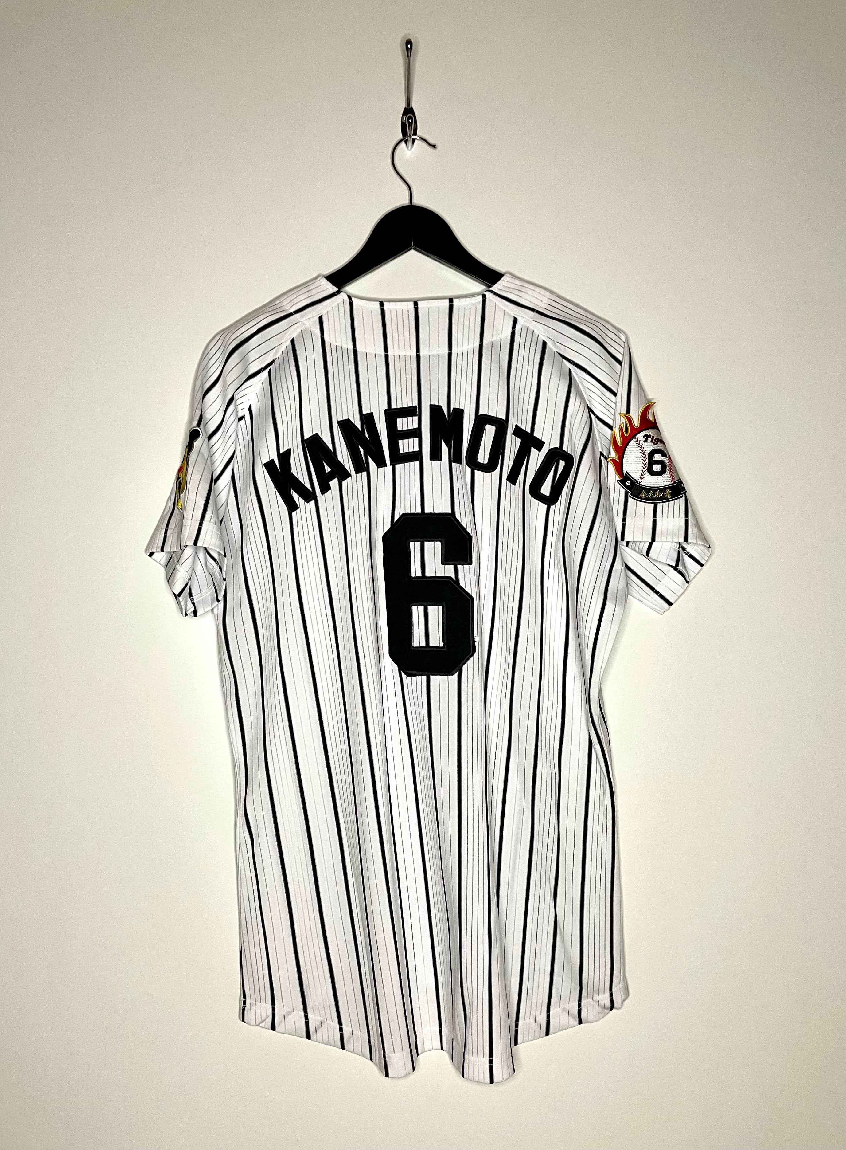 WSG Baseball Jersey Hanshin Tigers #6 Tomoaki Kanemoto Weiß Größe XL