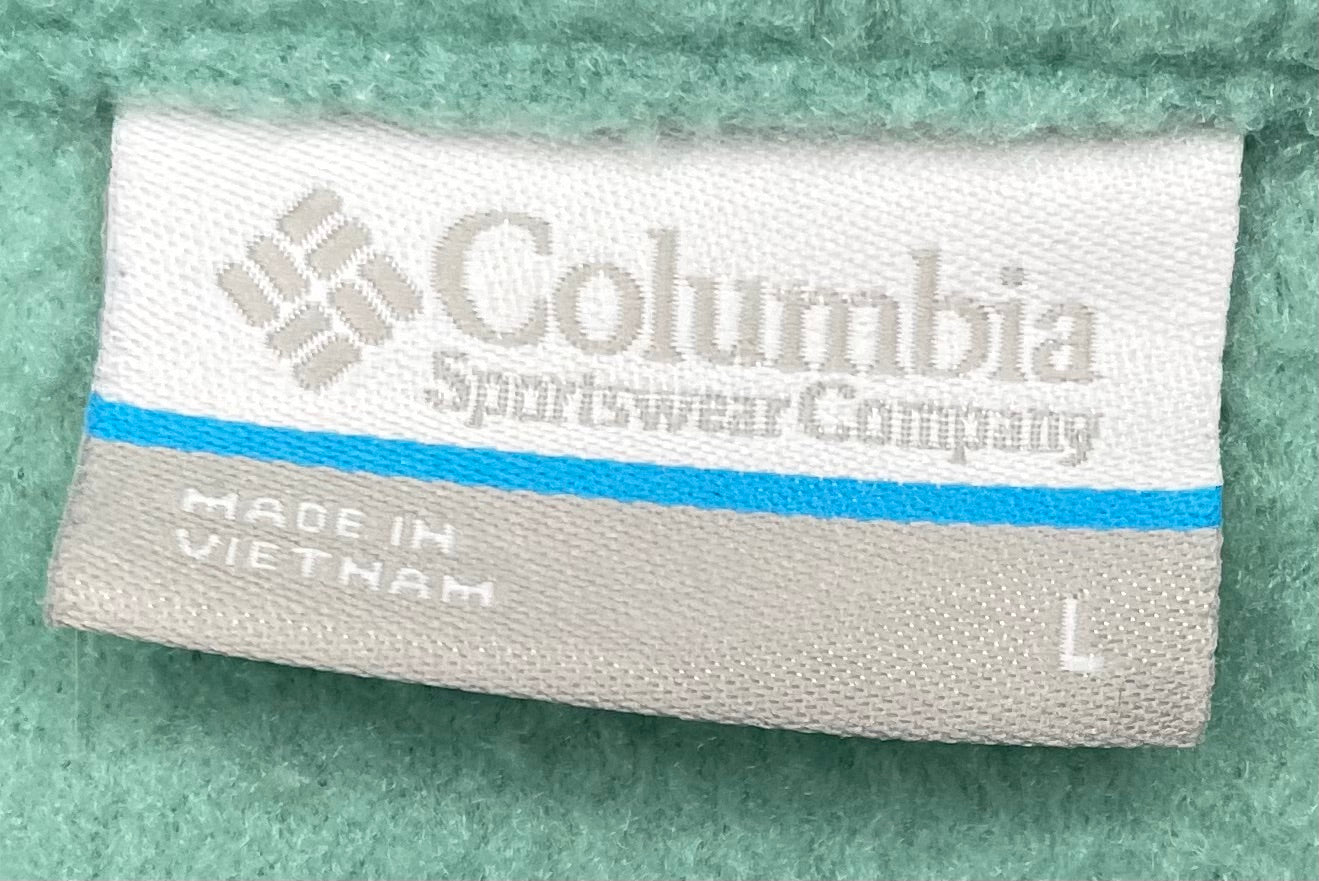 Columbia Fleece Snap Sweater Damen Grün Größe L