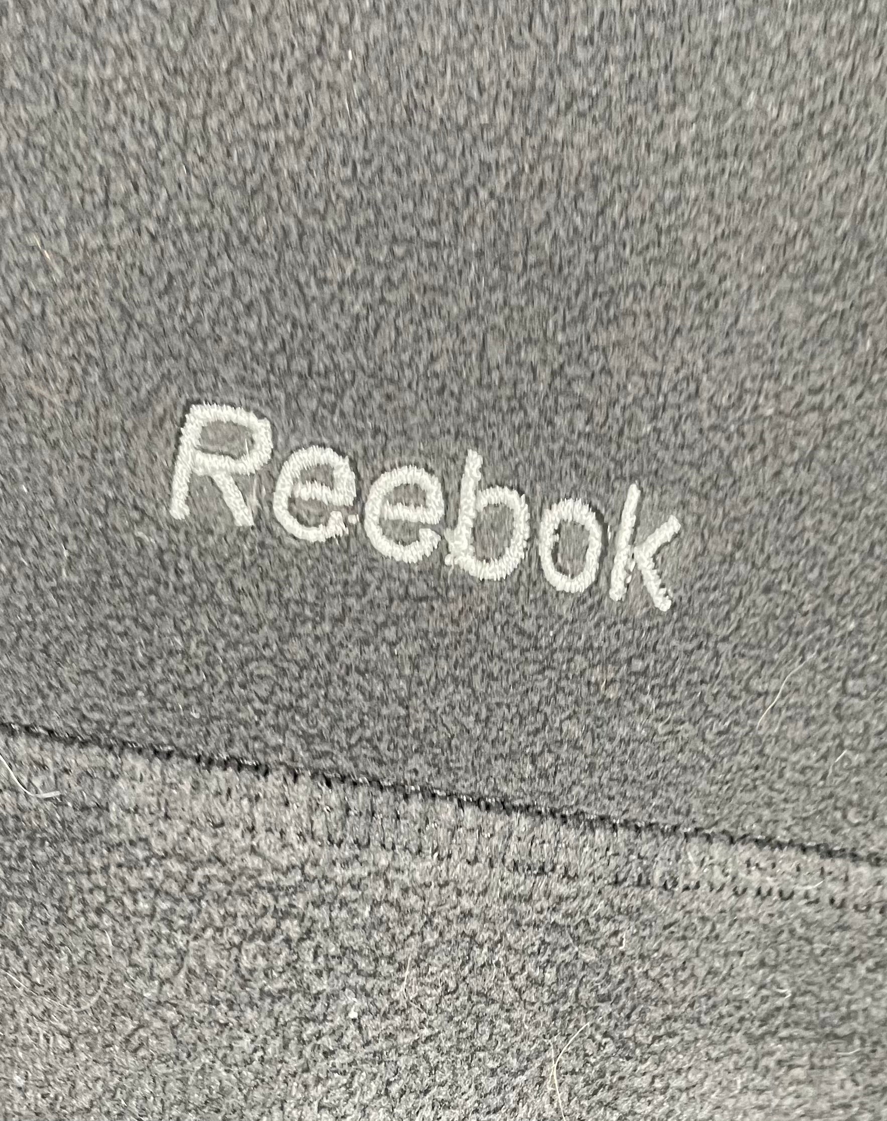 Reebok Vintage Q-Zip Fleece Sweater Schwarz Größe XL