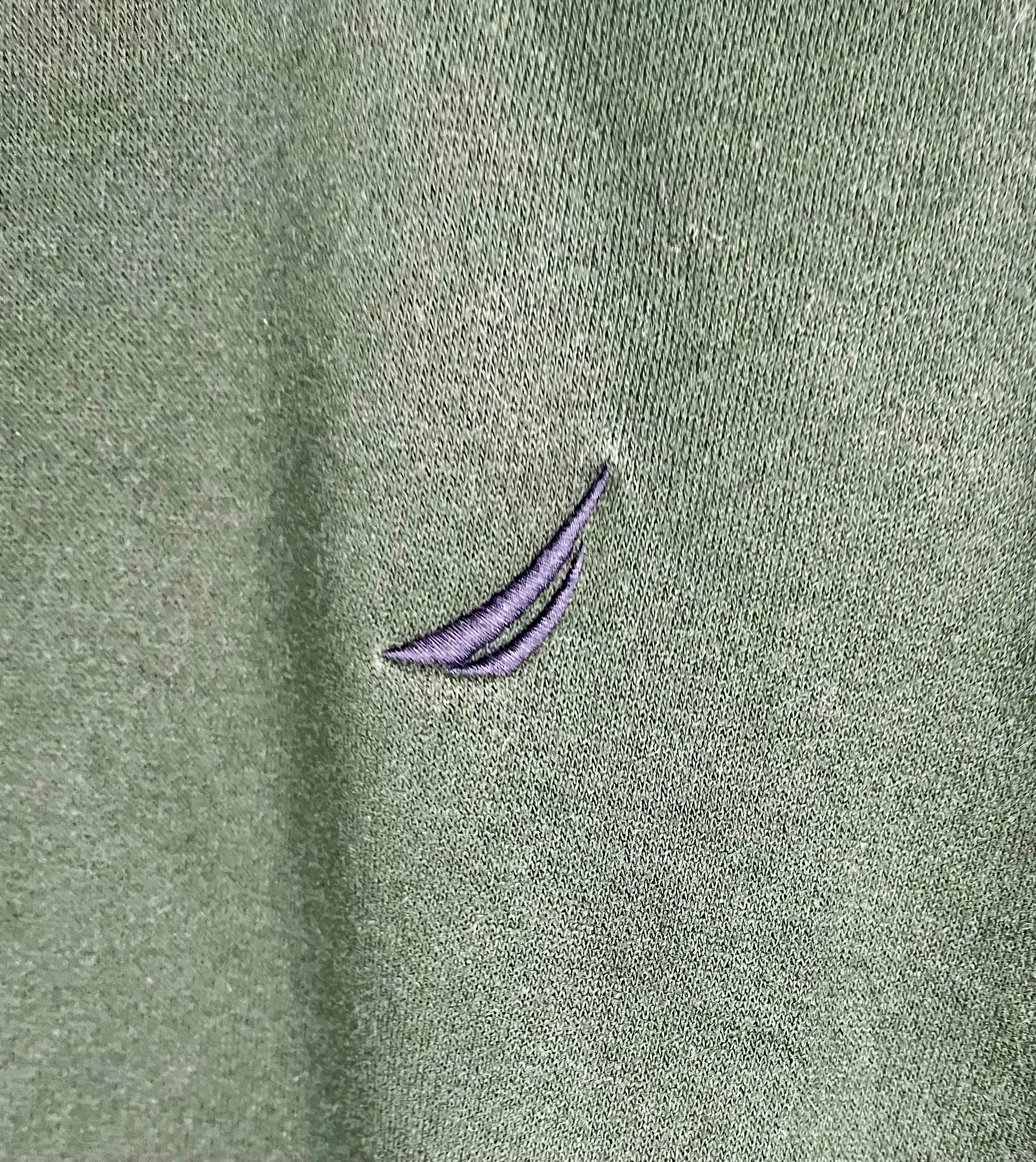Nautica Vintage Q-Zip Sweater Grün Größe XL