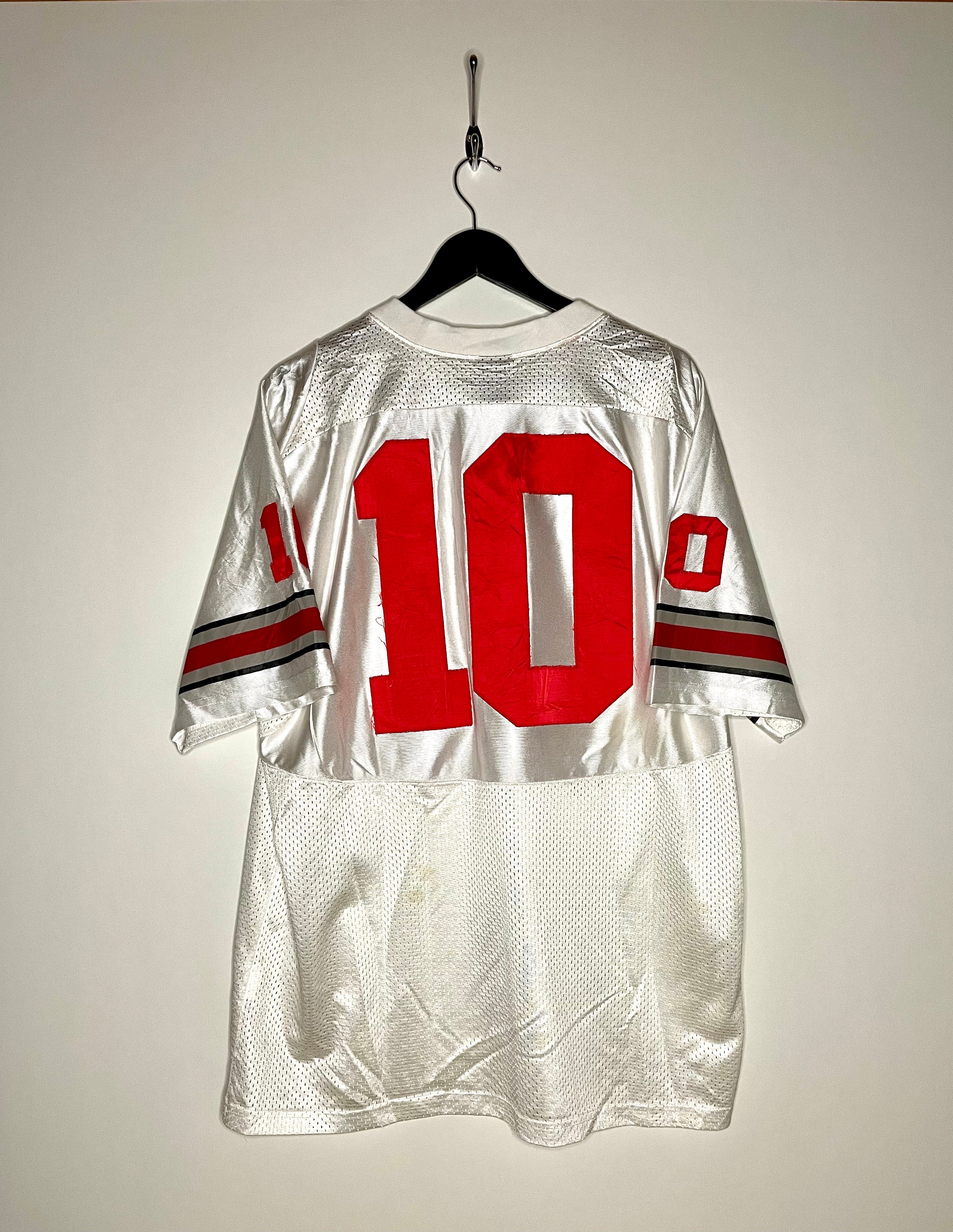 Nike Jersey Ohio State Buckeyes #10 Weiß/Rot Größe XL