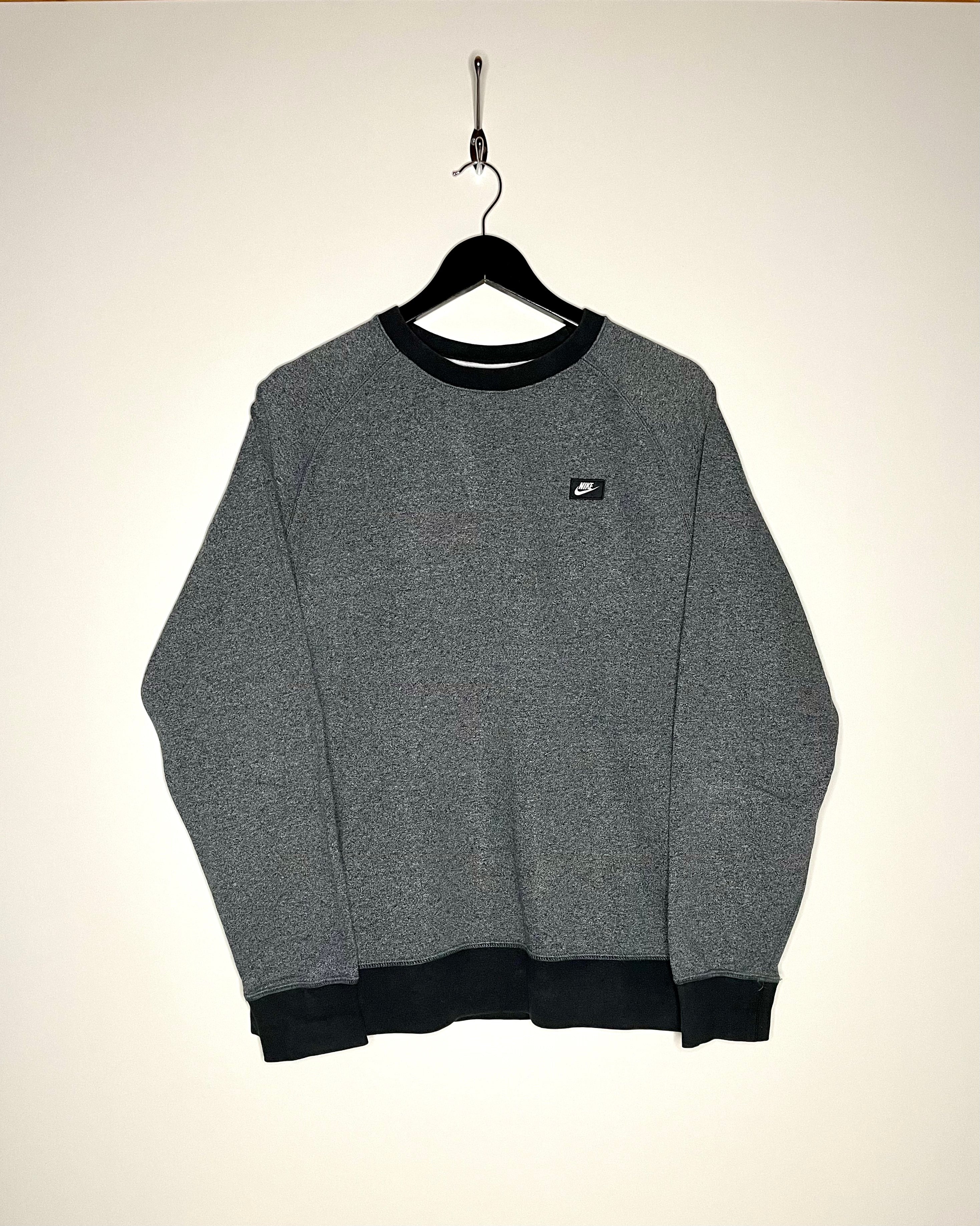 Nike Sweater Grau/Schwarz Größe L