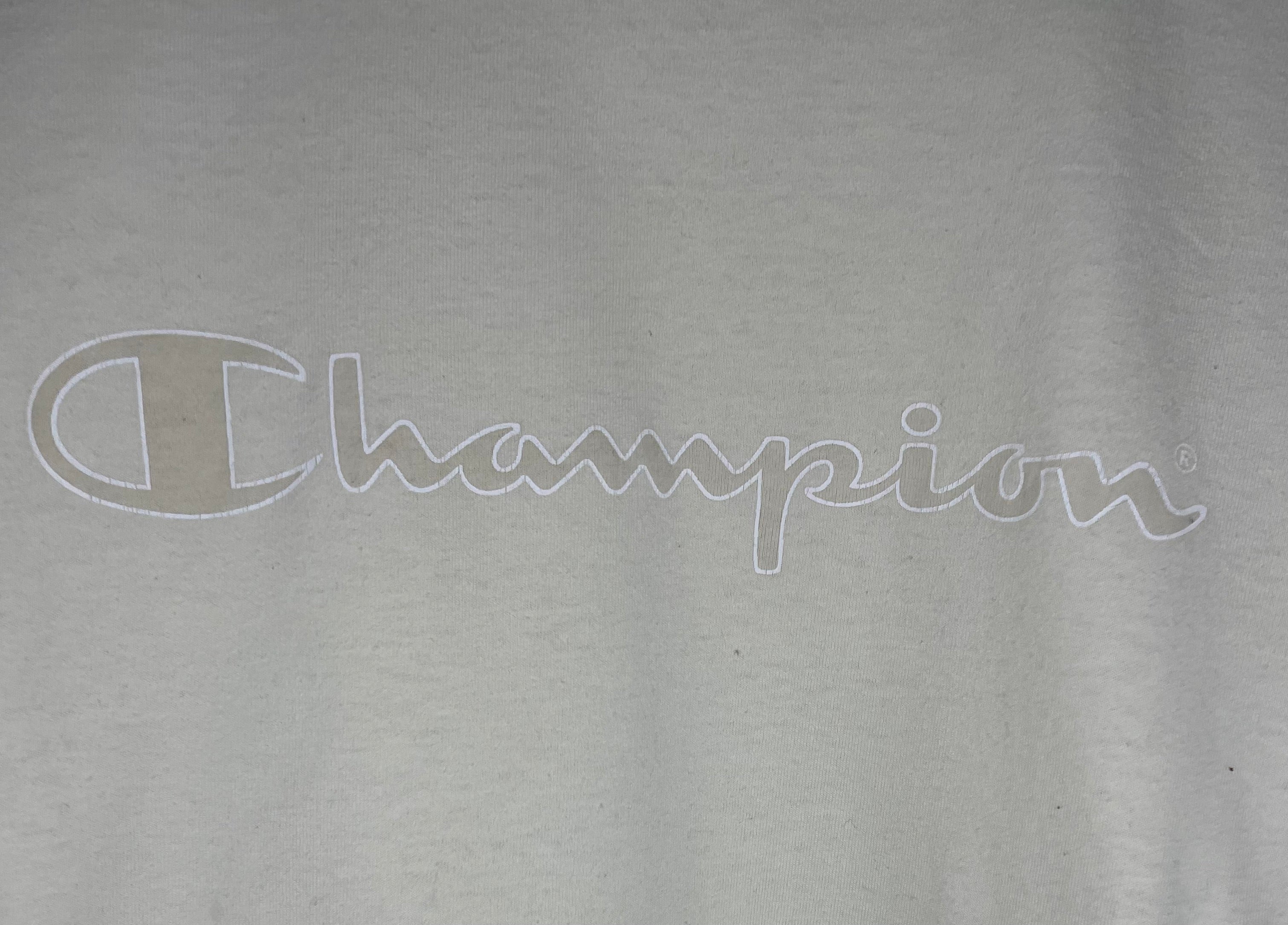Champion Vintage T-Shirt Hellgelb Größe L
