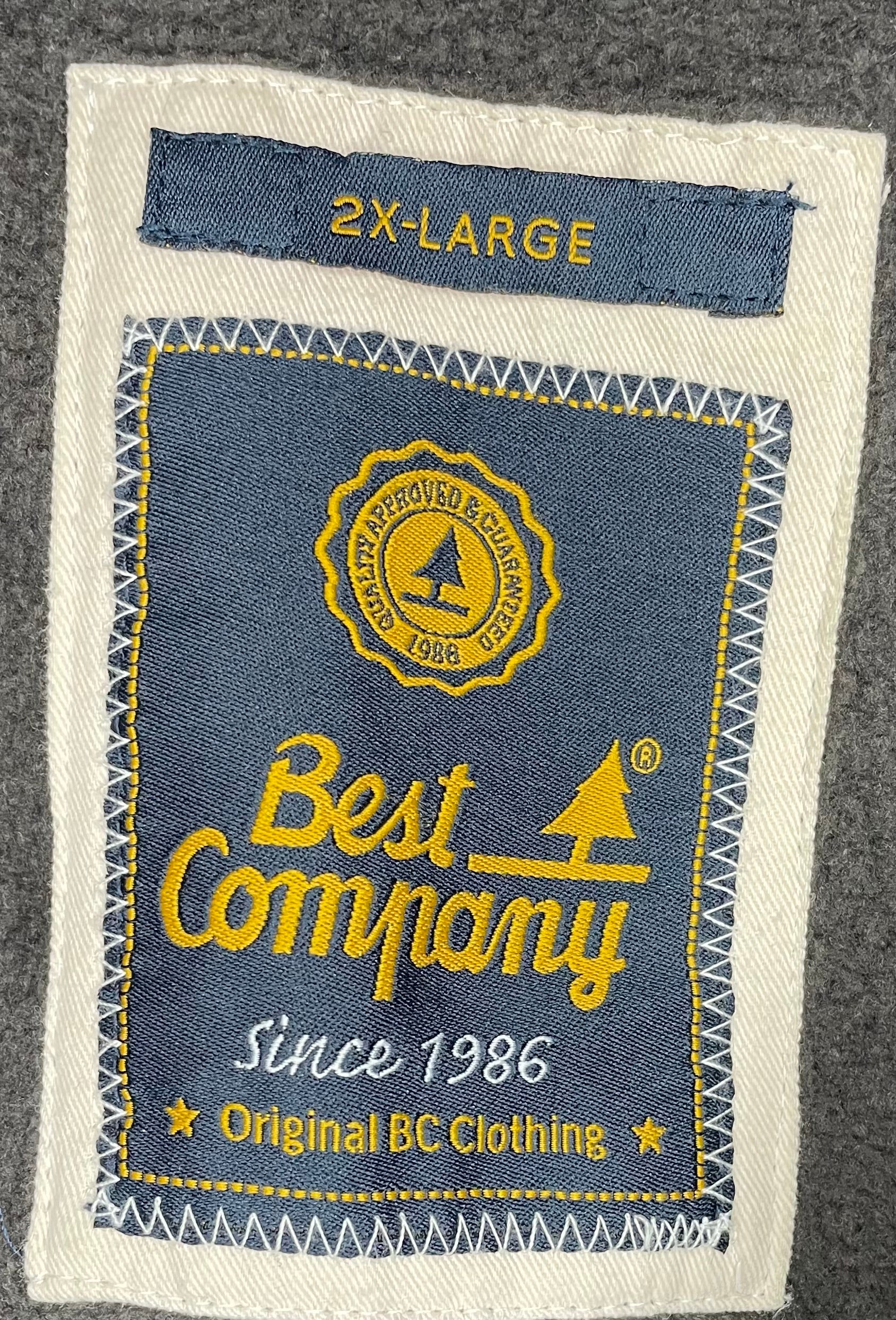 Best Company Vintage Sweatshirt Jacke Braun Größe XXL Kinder