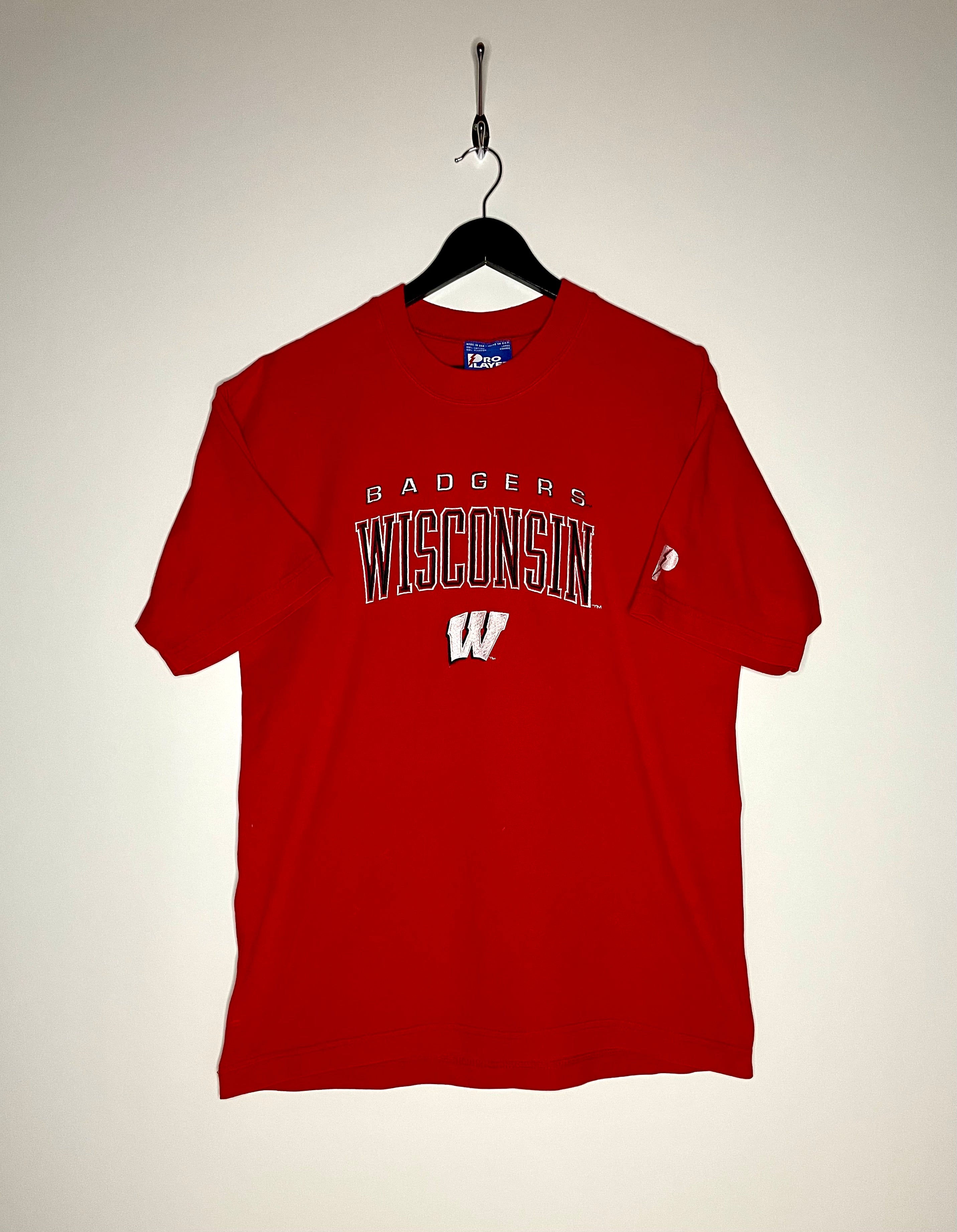 Pro Player T-Shirst Wisconsin Badgers Rot Größe L
