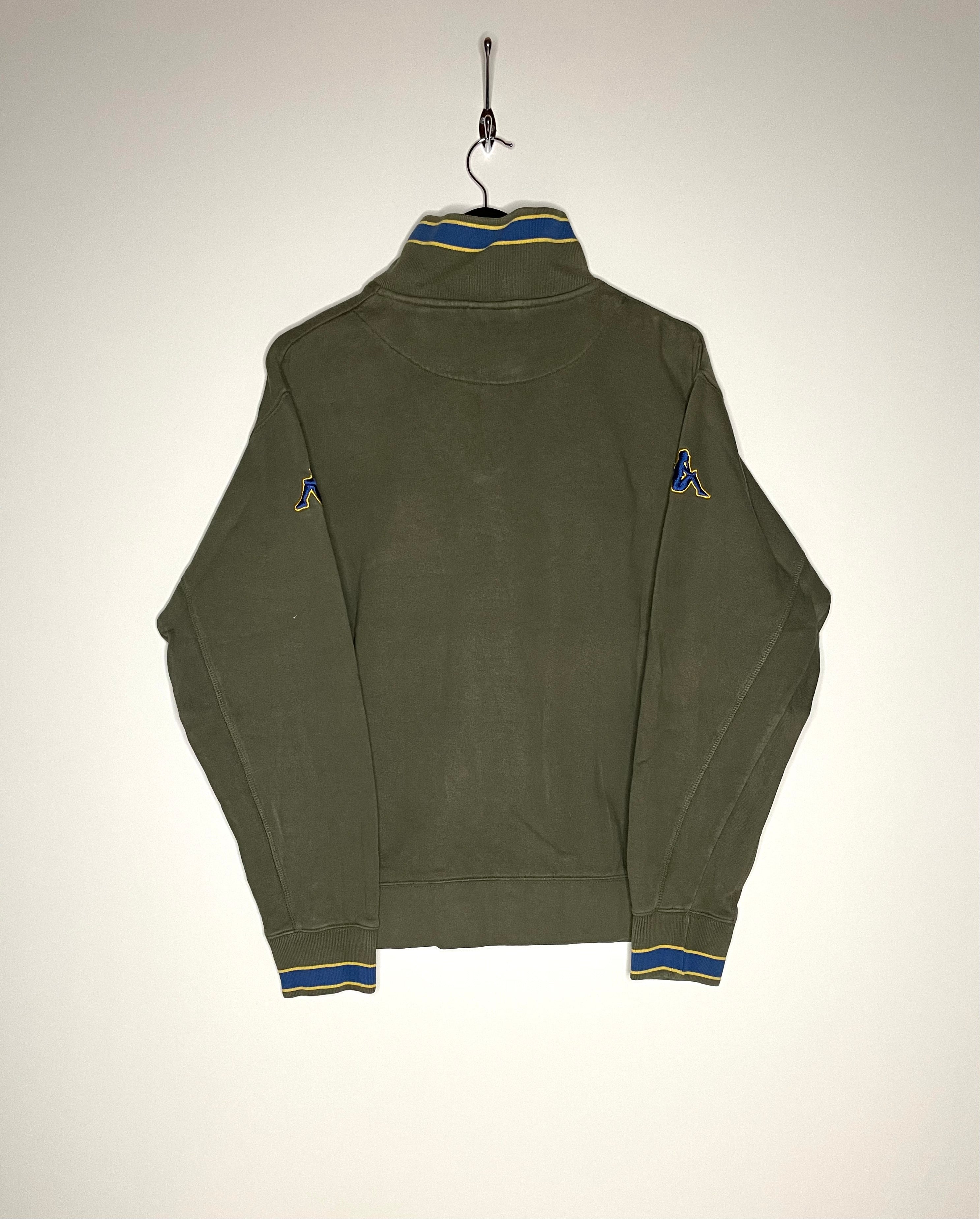 Kappa Q-Zip Sweater Brazil Olivgrün Größe L