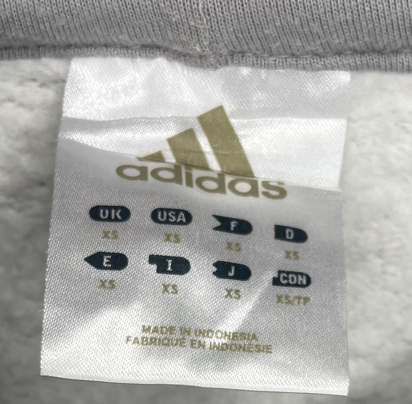 Adidas Hoodie Notre Dame Football Grau Größe XS