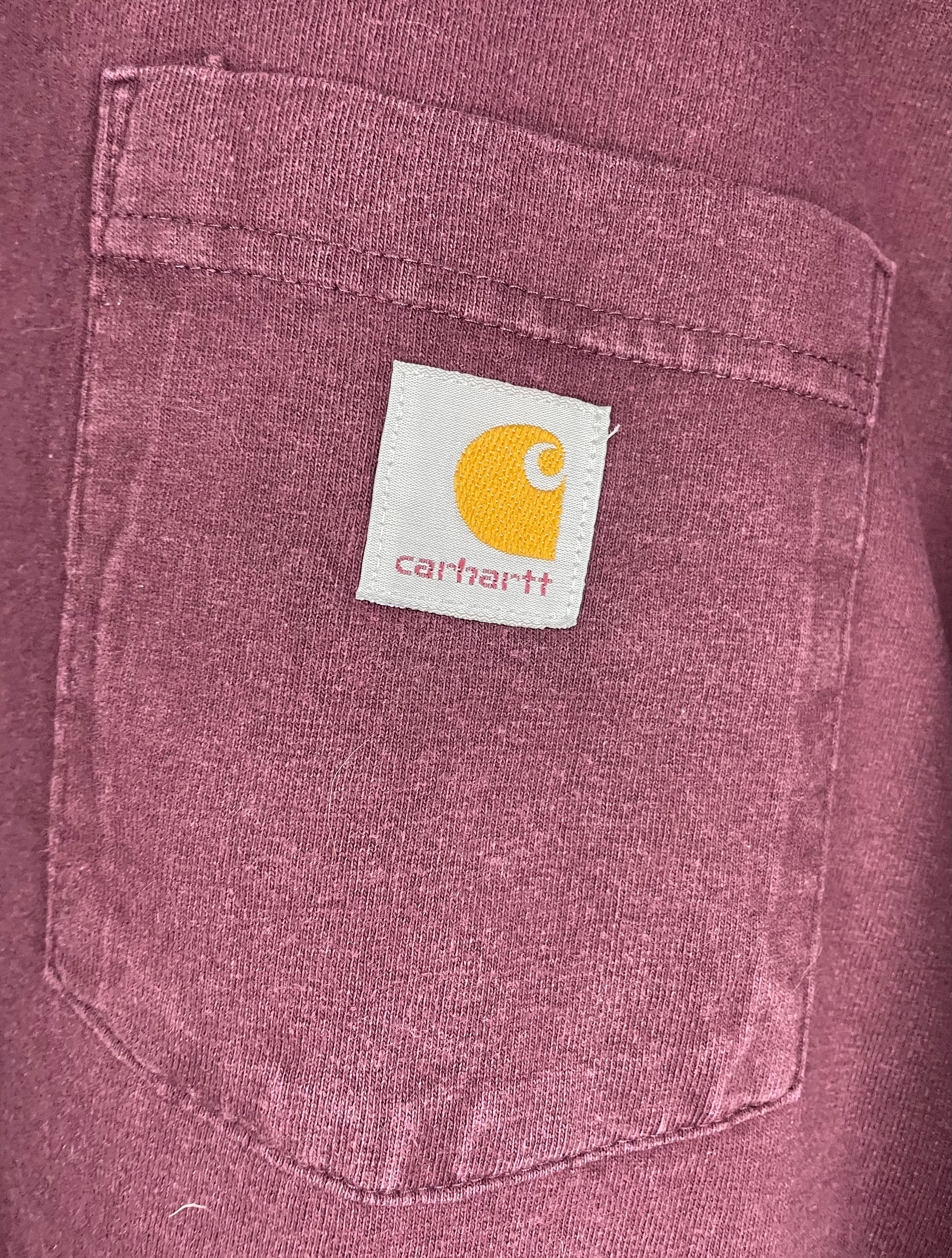 Carhartt T-Shirt Original Fit Rot Größe L