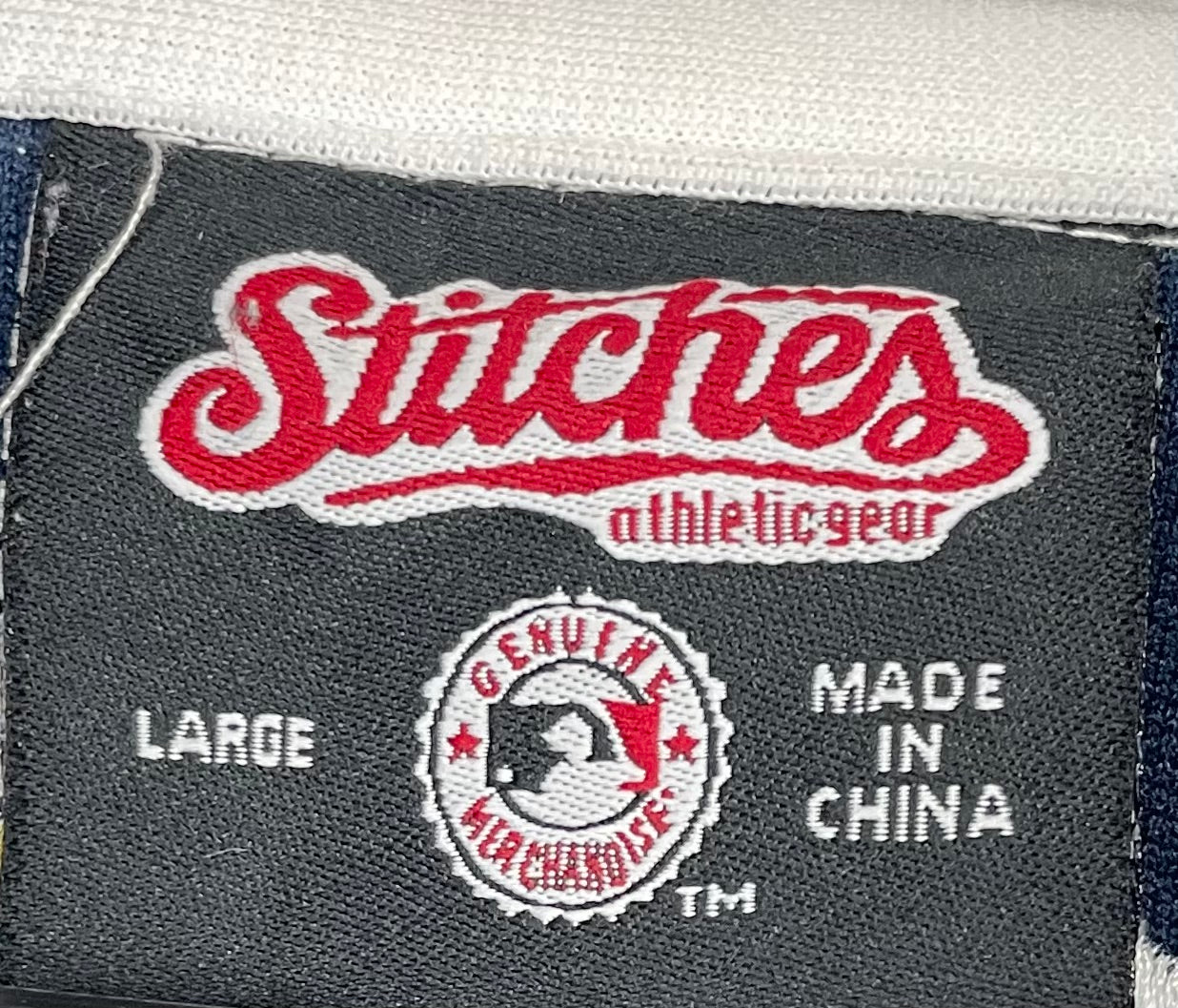 Stitches Trainingsjacke Milwaukee Brewers Blau/Weiß/Gold Größe L