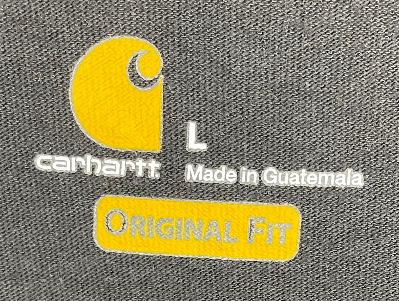 Carhartt T-Shirt Original Fit Schwarz Größe L