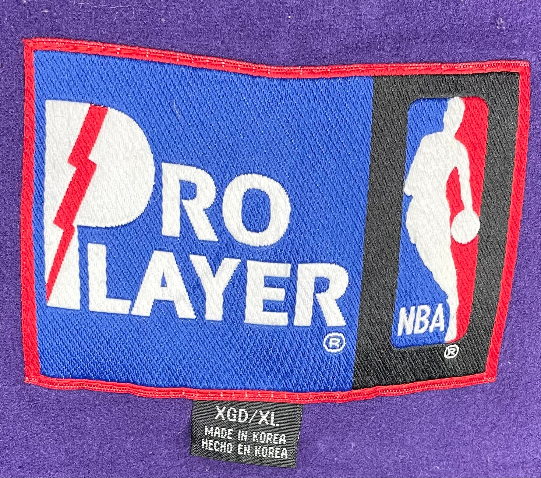 Pro Player Vintage Winterjacke LA Lakers Schwarz Größe XL