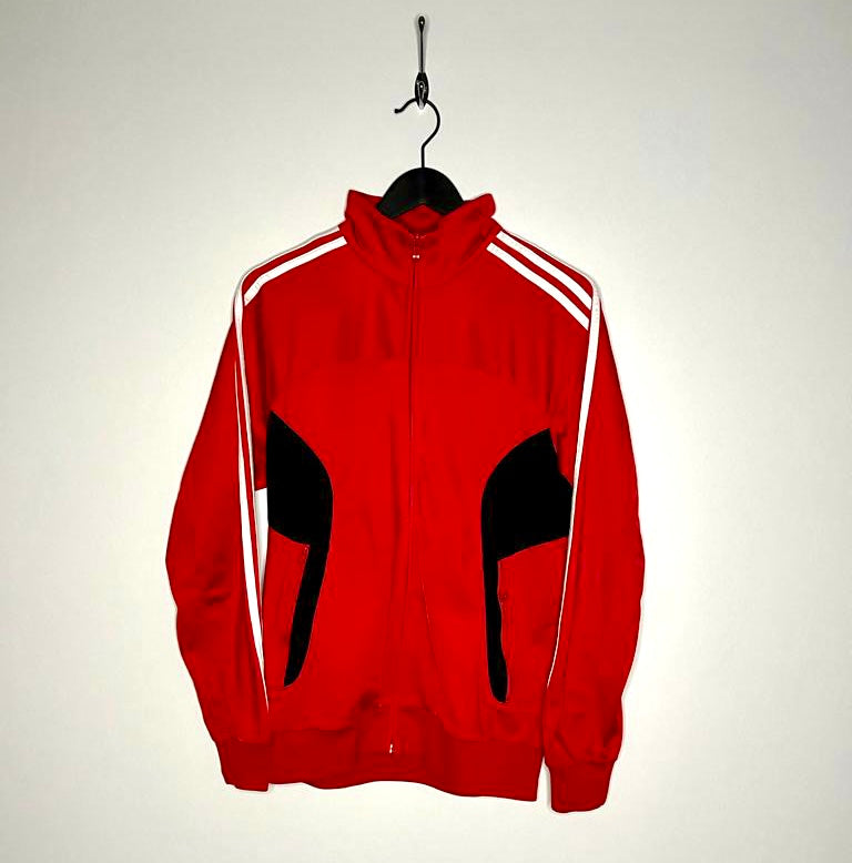 Adidas Vintage Trainingsjacke Rot Größe S