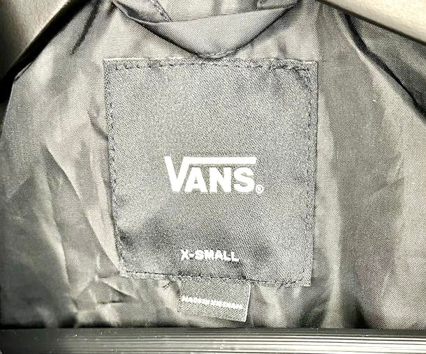 Vans Windbreaker Black Size XS