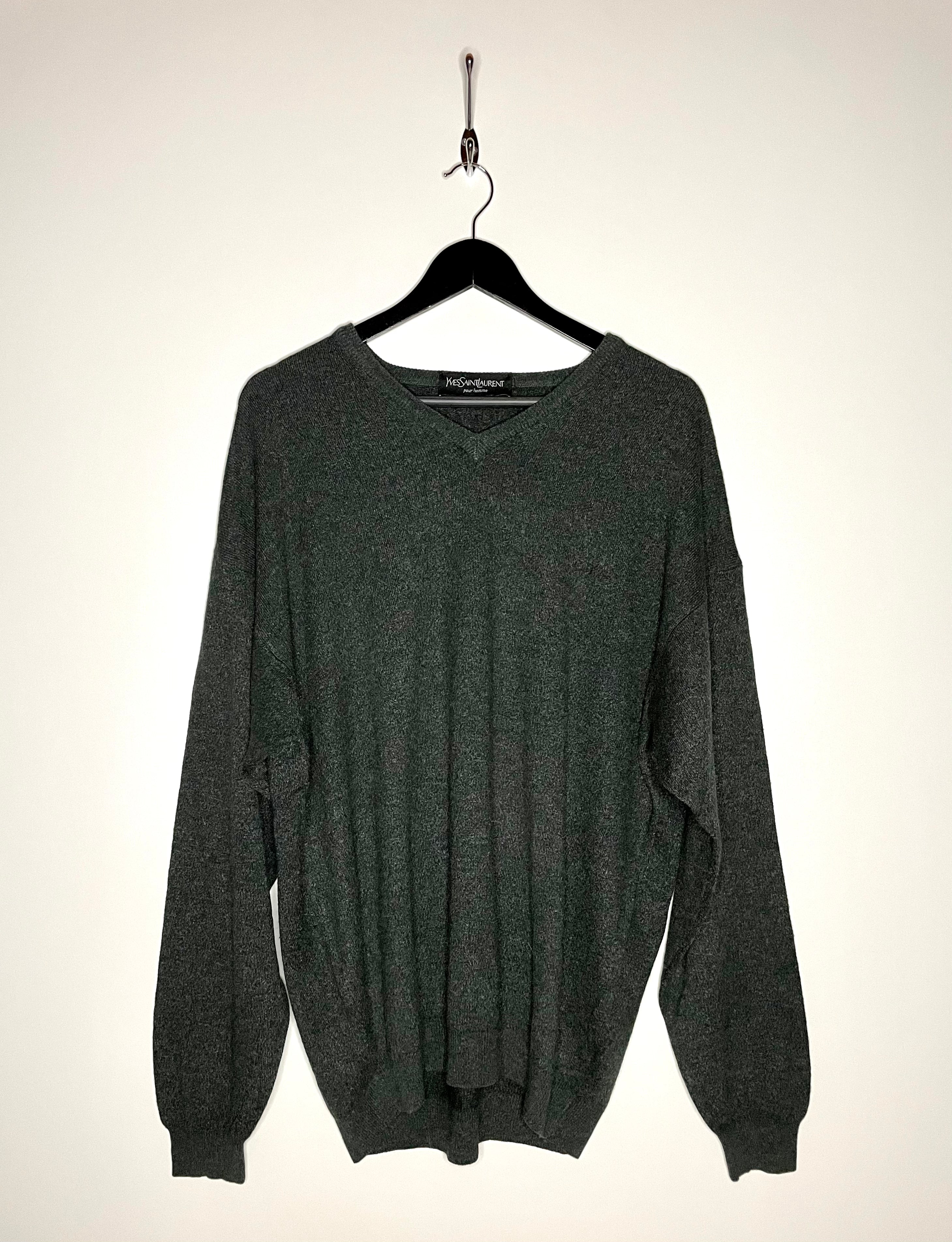 YSL Vintage Pullover Grün Größe XL