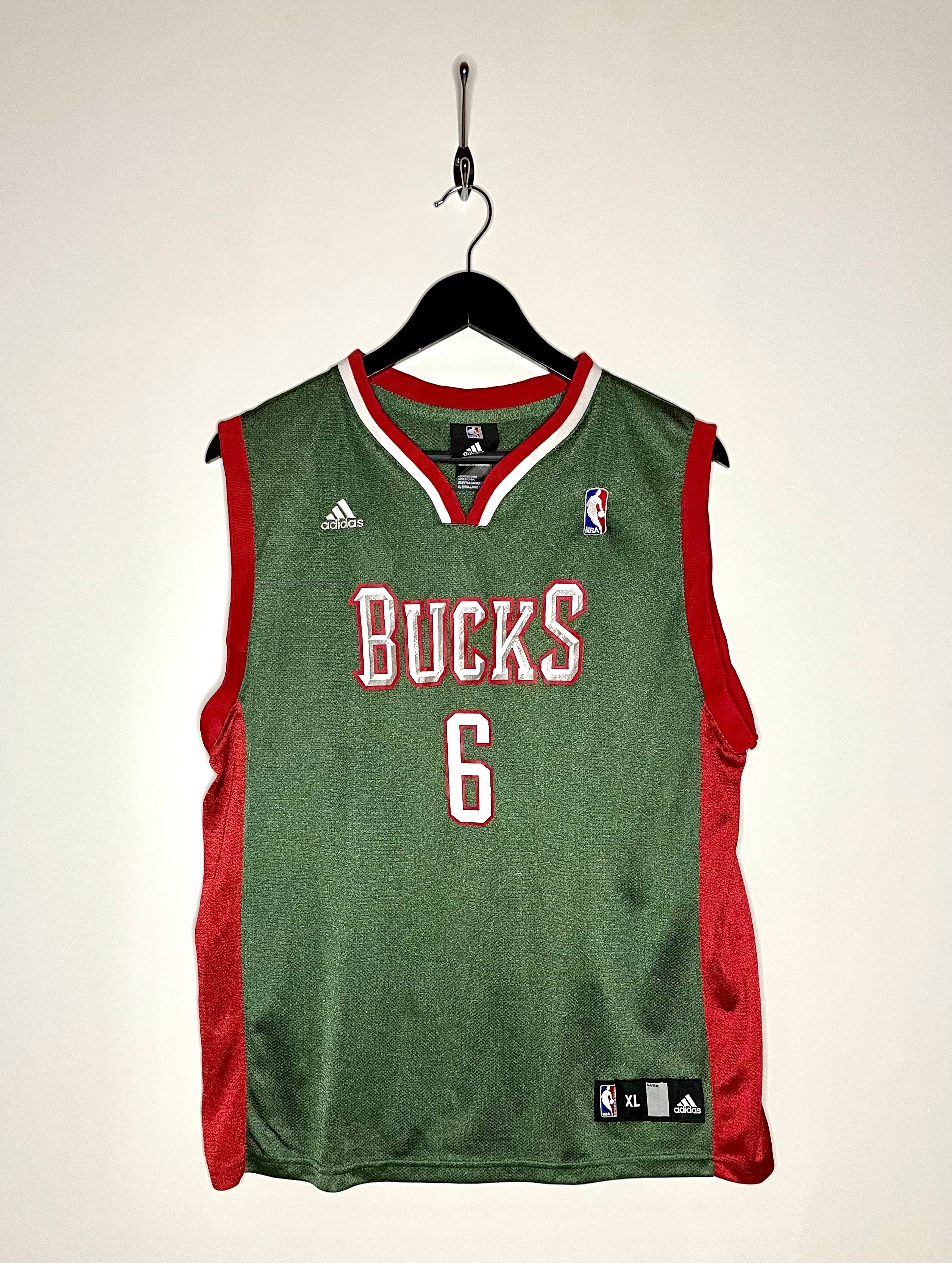 Adidas Jersey Milwaukee Bucks Andrew Bogut #6 Größe XL