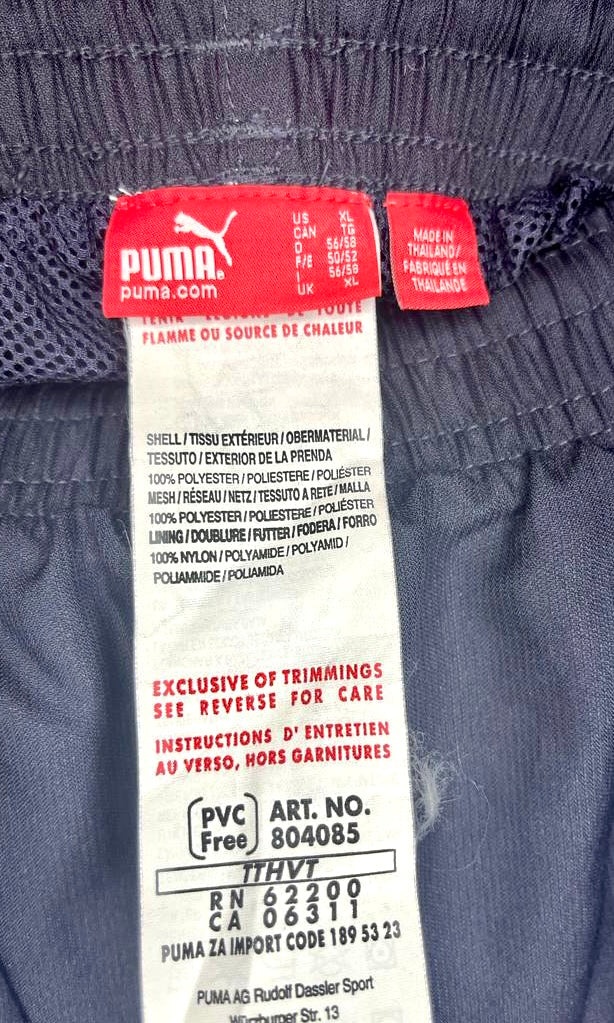 Puma track pants dark blue size XL