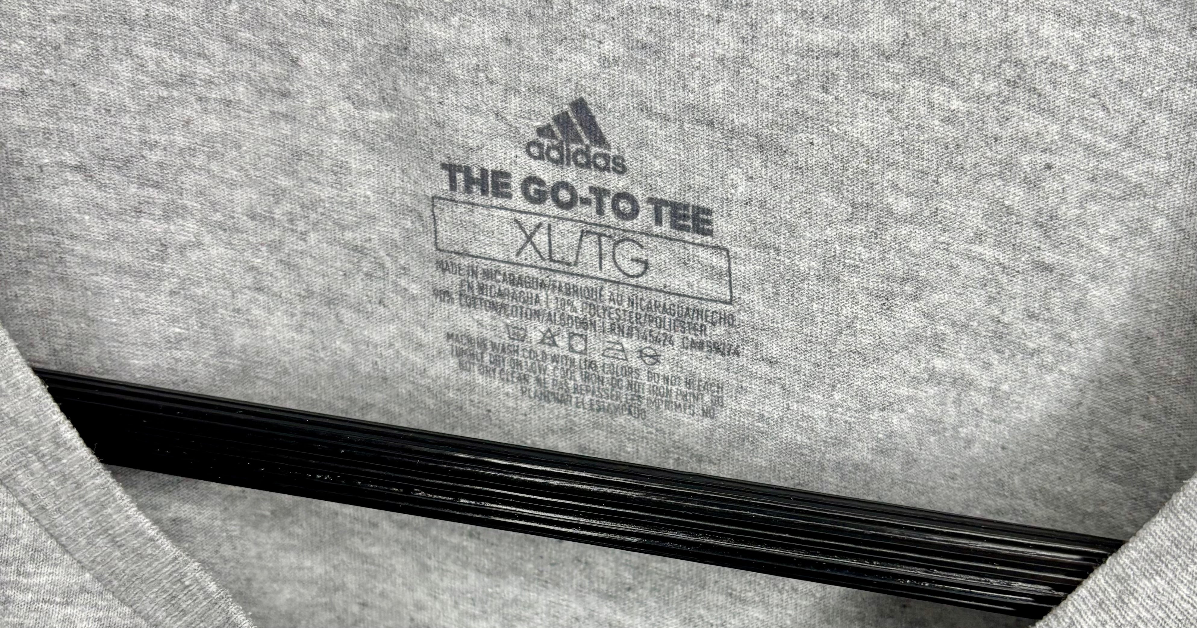 Adidas The Go-To Tee T-Shirt Grau Größe XL