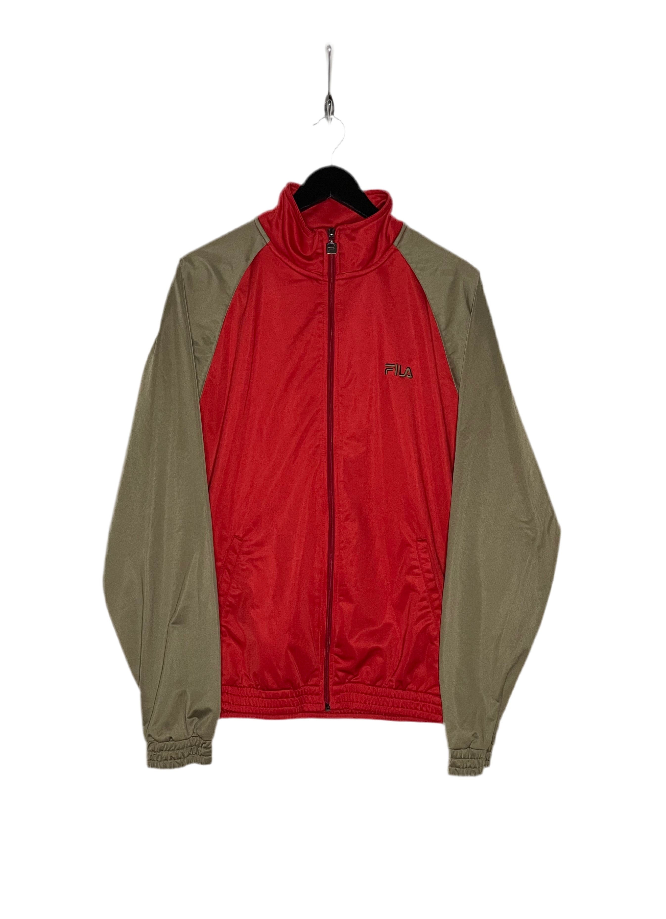 Fila Vintage Trainingsjacke Rot/Gold Größe L