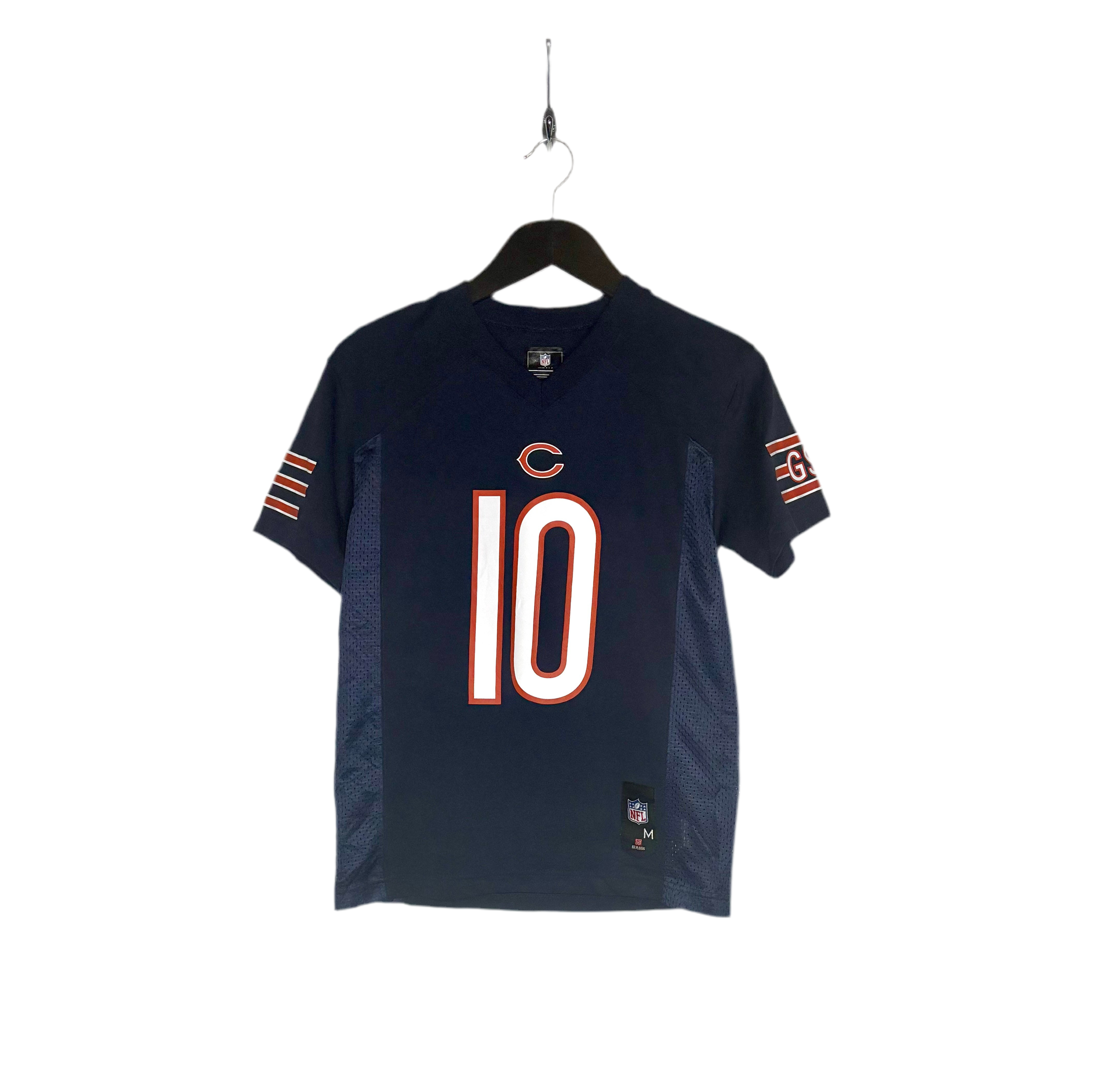 NFL Chicago Bears Jersey #10 Mitchell Trubisky Blau Größe M Kinder
