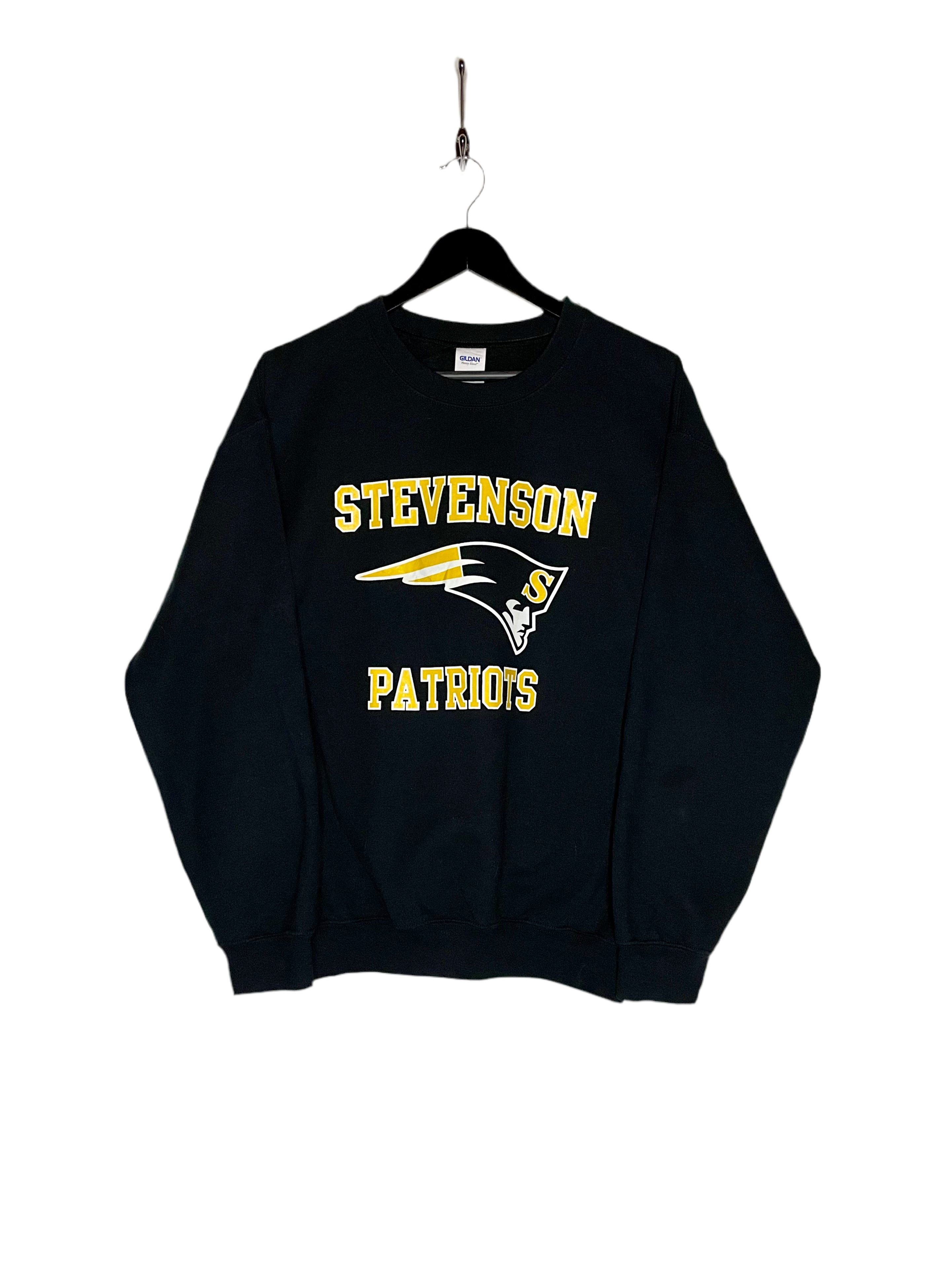 Gildan Sweater Stevenson Patriots Schwarz Größe M