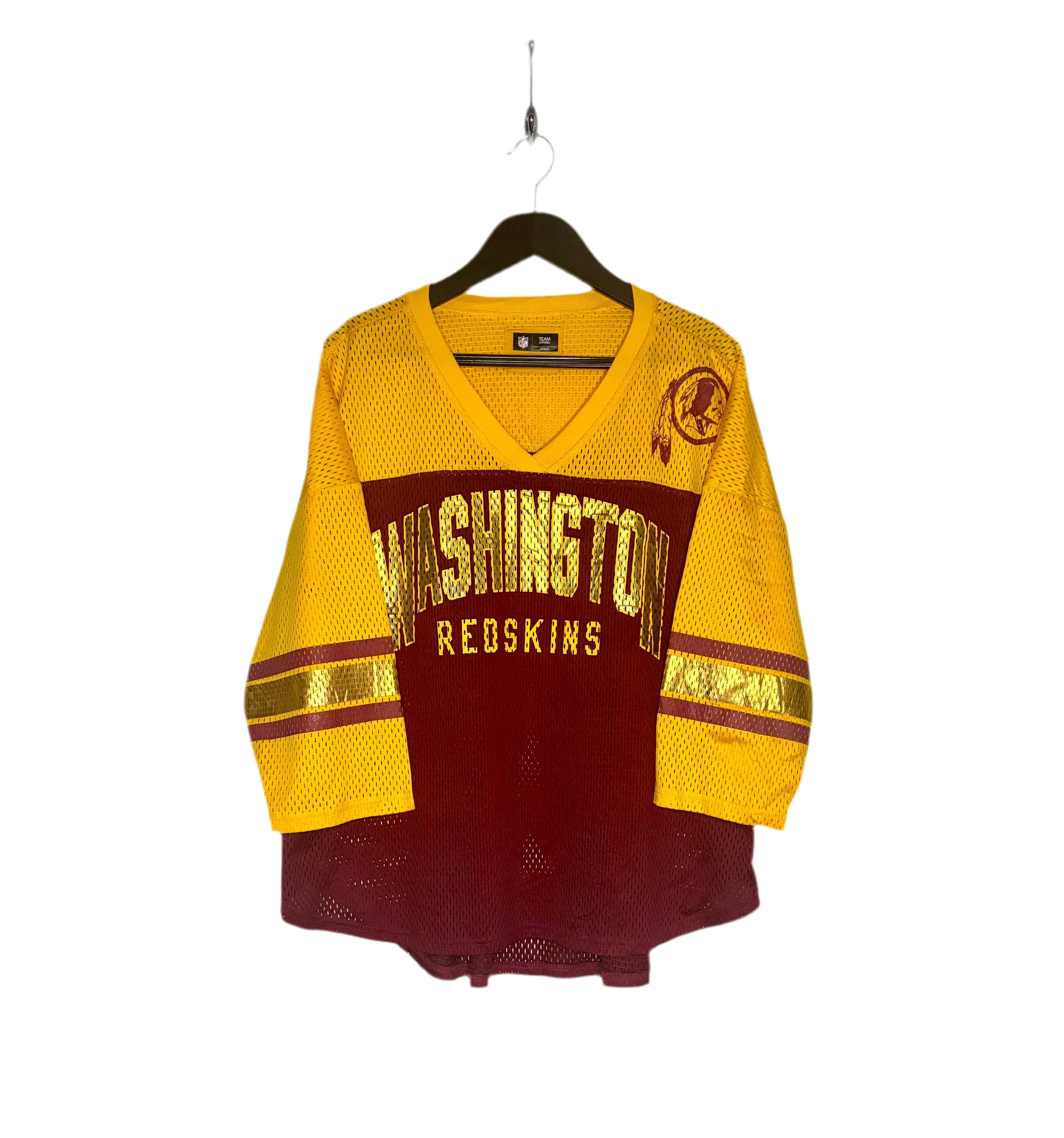 NFL Washington Redskins Jersey Gelb/Rot Größe XL Damen