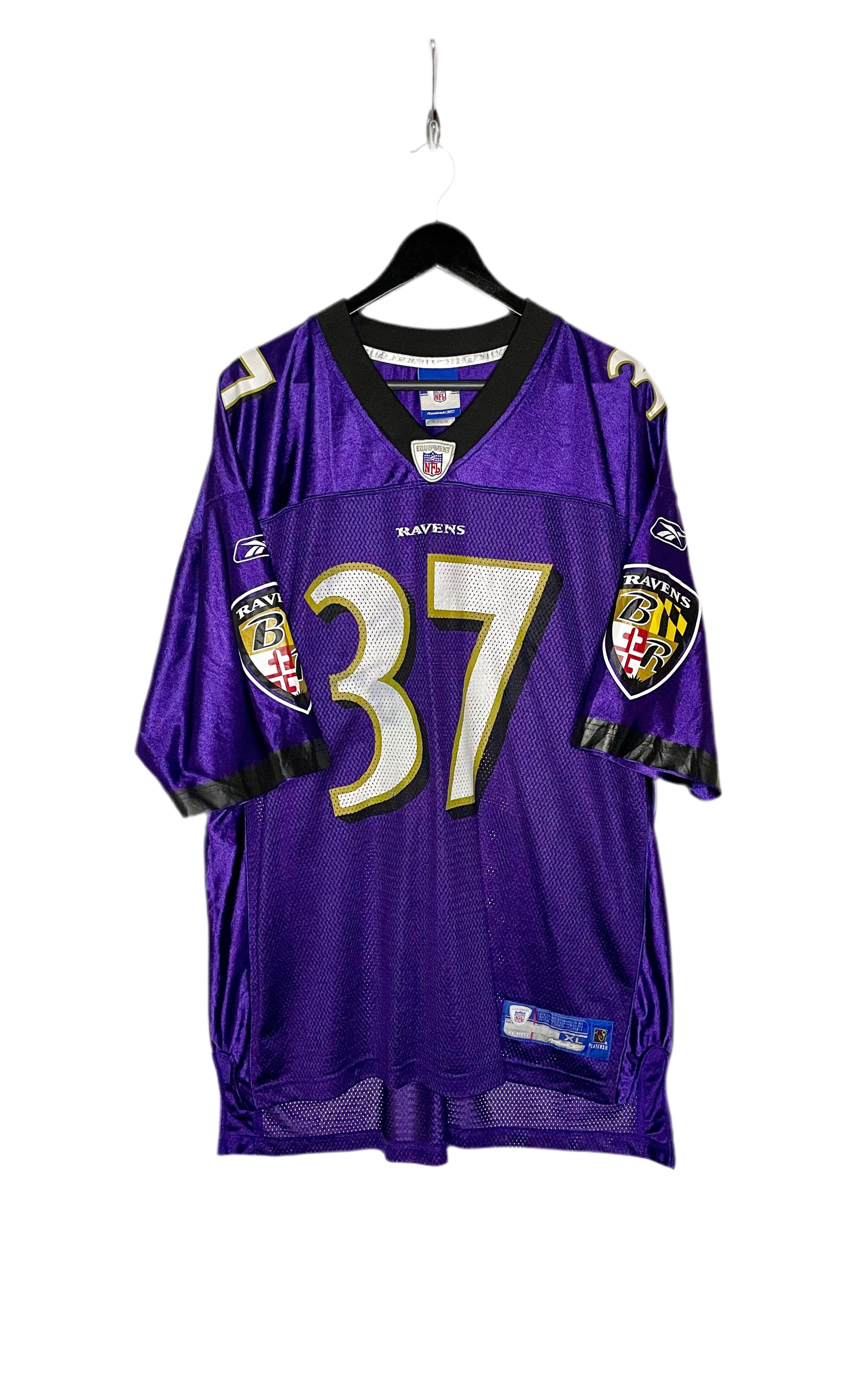 Reebok Jersey Baltimore Ravens #37 Deion Sanders Lila Größe XL