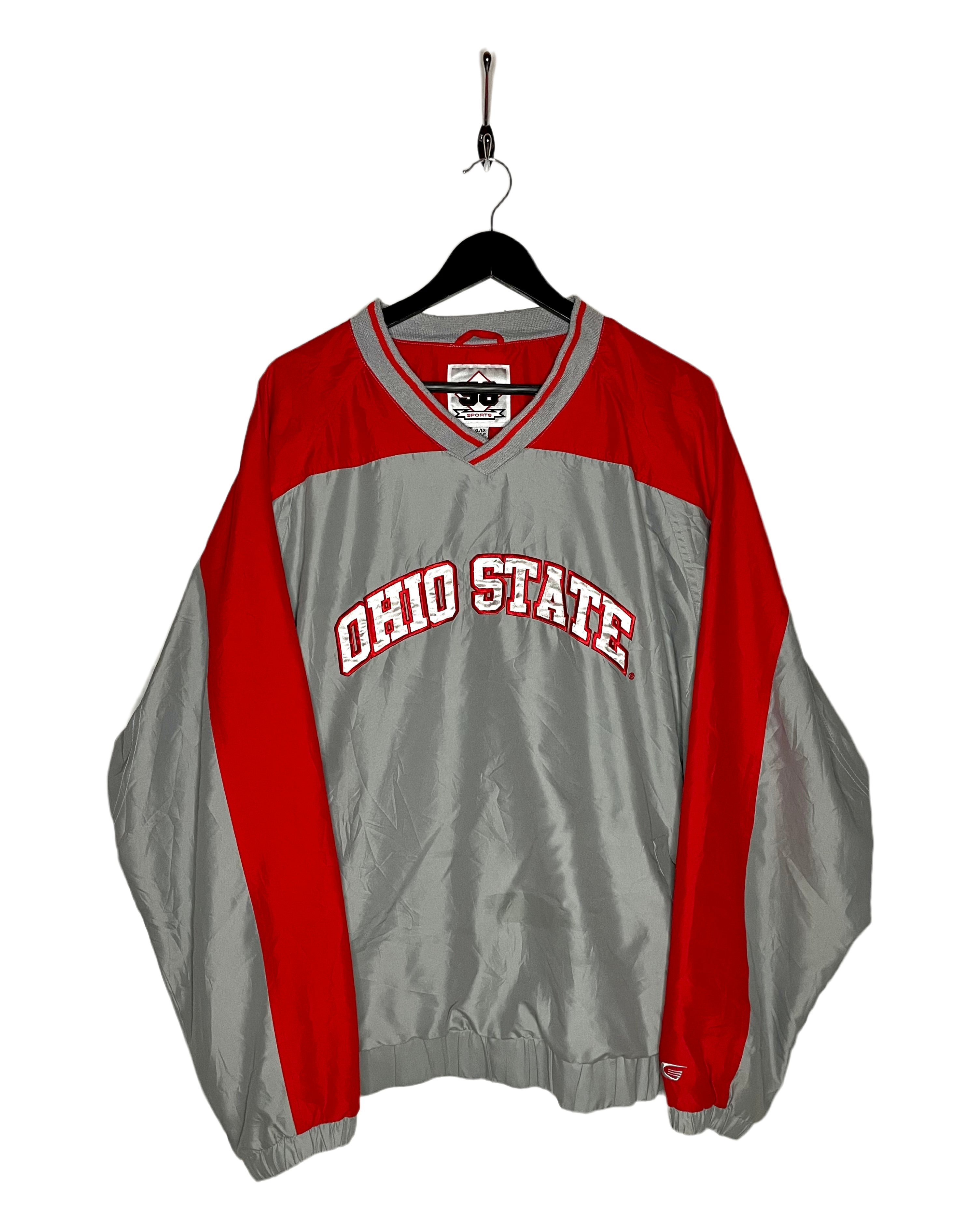 58 Sports Ohio State Sudadera Gris/Rojo Talla XL 