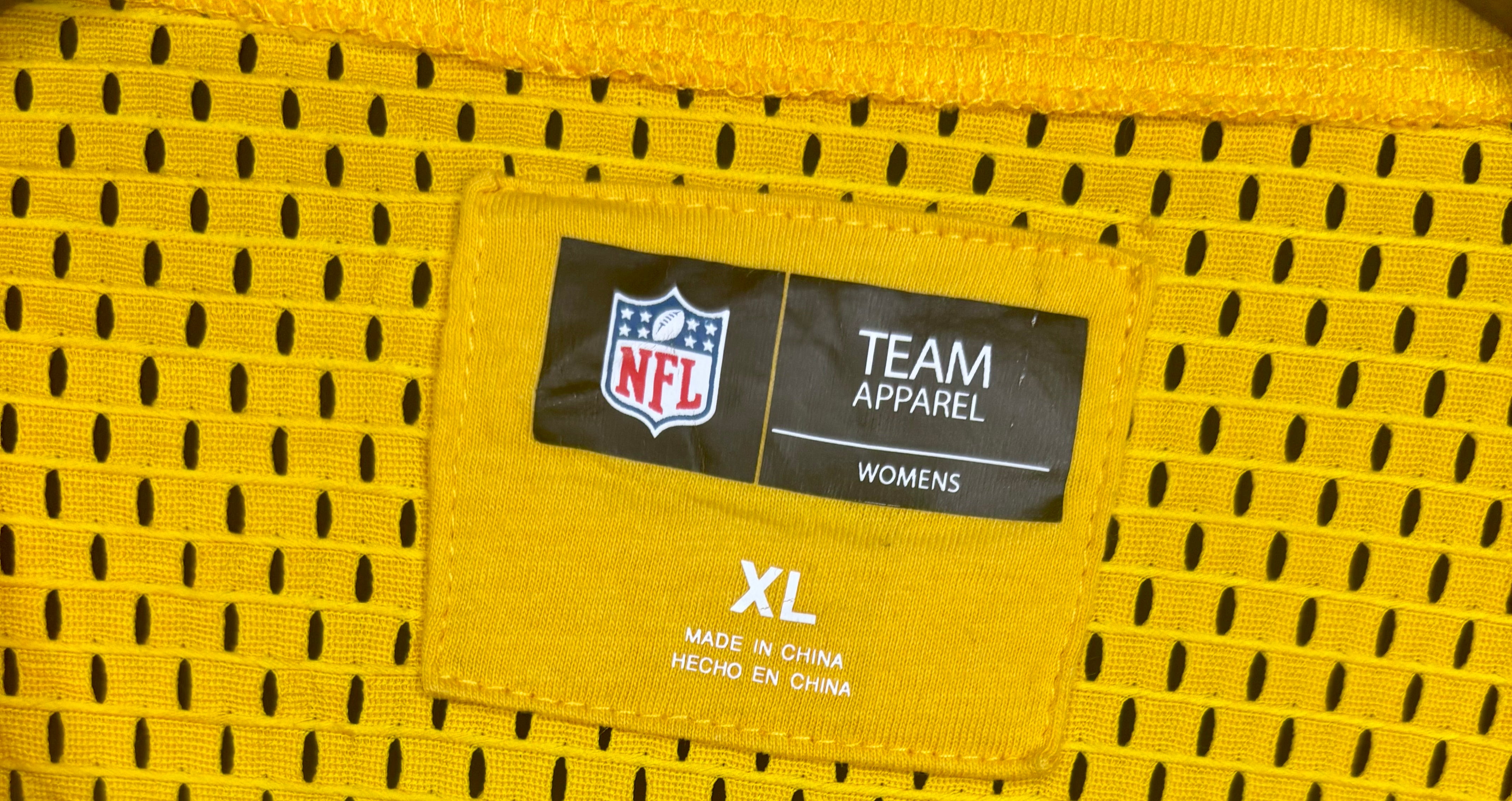 NFL Washington Redskins Jersey Gelb/Rot Größe XL Damen