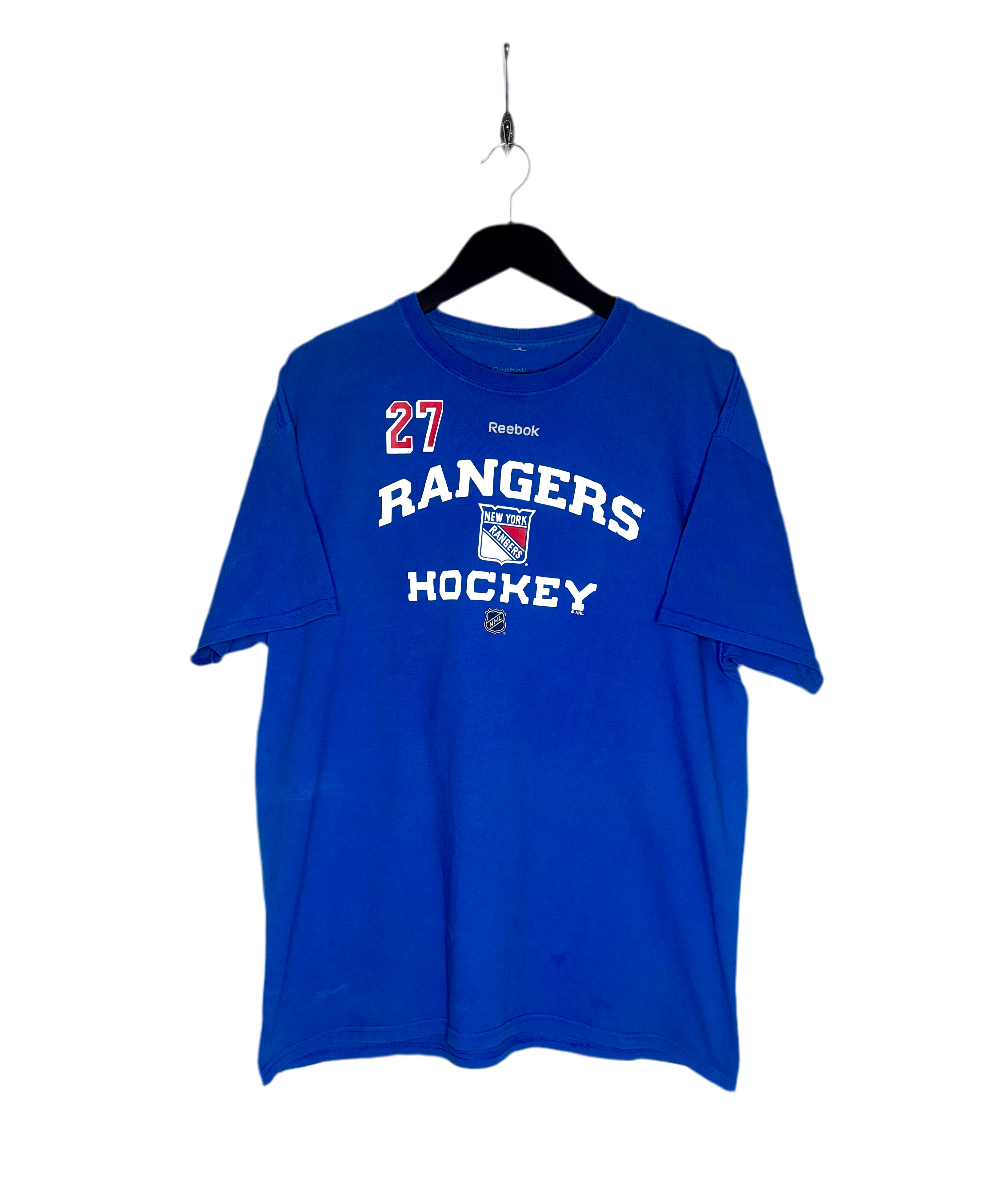 Reebok NHL New York Rangers T-Shirt #27 Ryan McDonagh Blau Größe XL