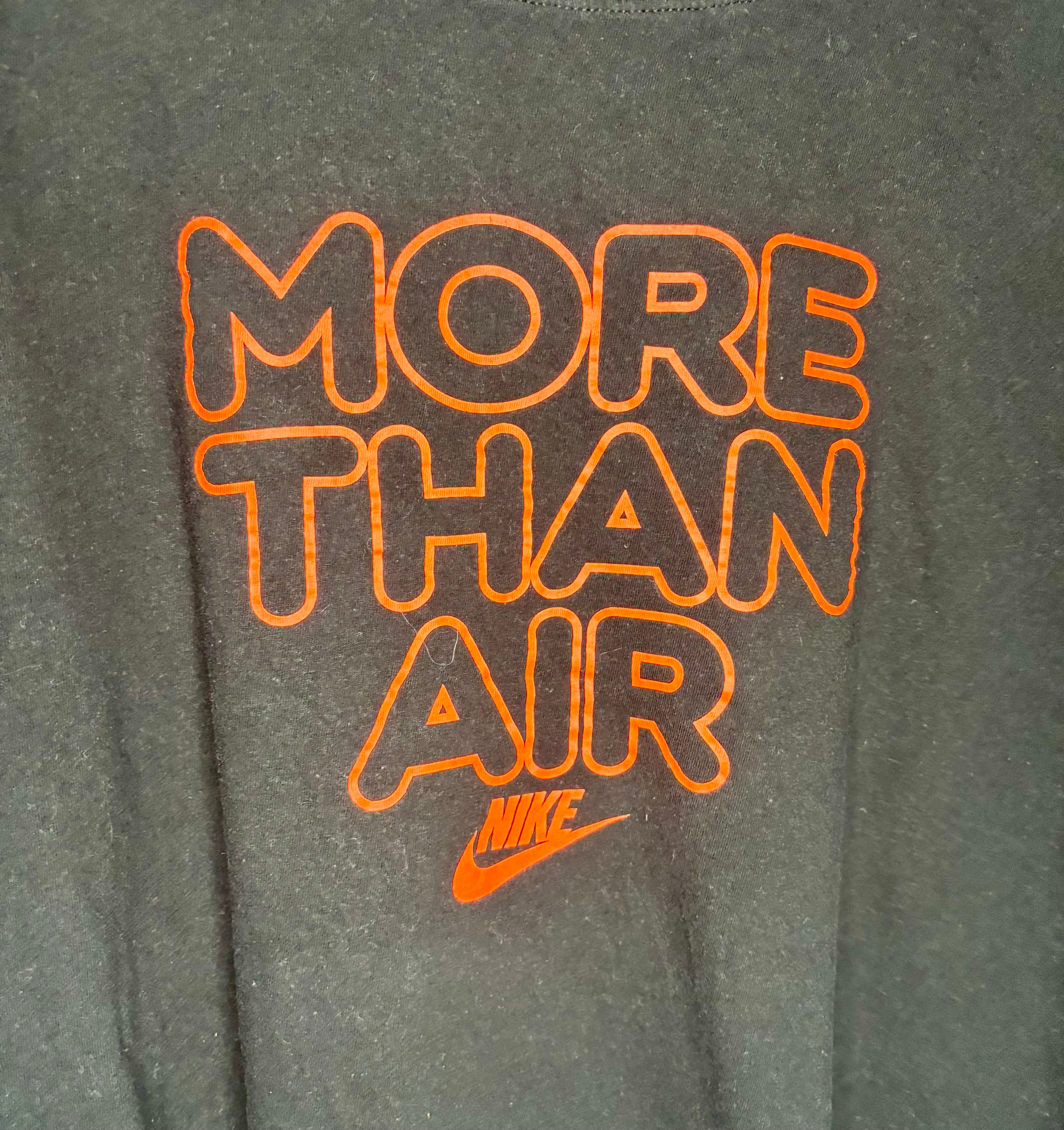 Nike More Than Air T-Shirt Schwarz Größe 3XL