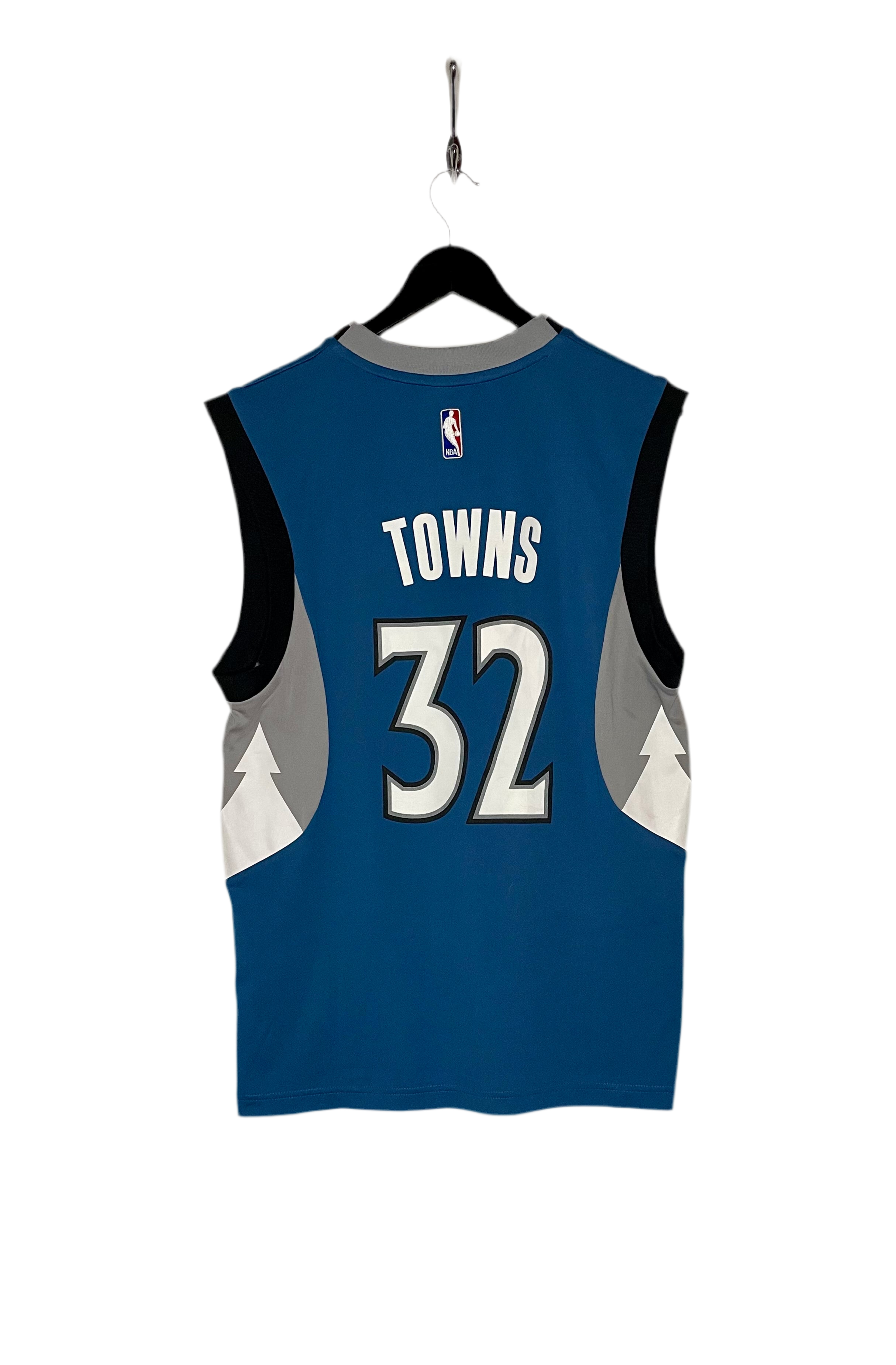 Adidas Minnesota Timberwolves Jersey #32 Karl Towns Blau Größe S