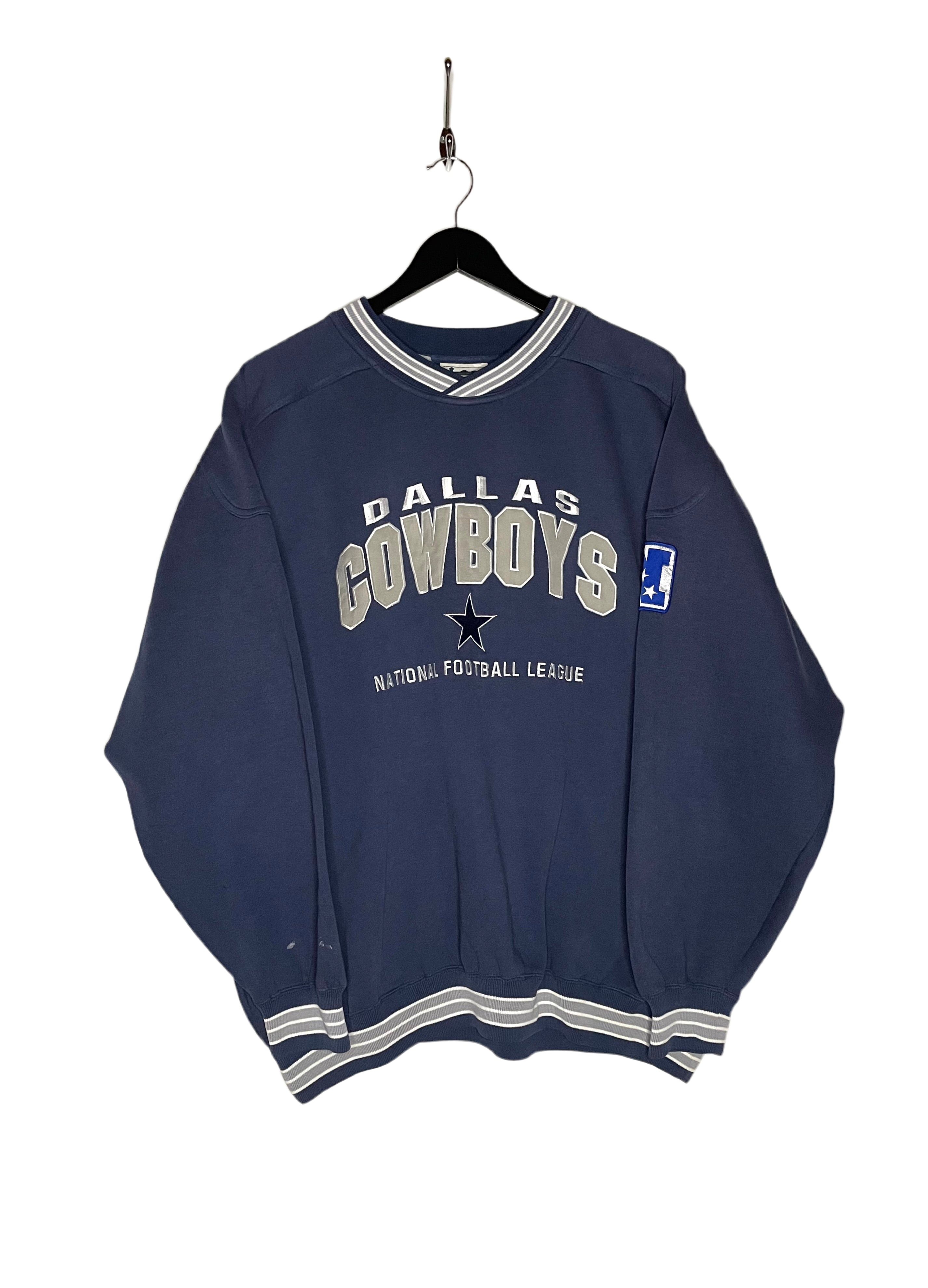 LEE Vintage Sweater Dallas Cowboys Blau Größe XL