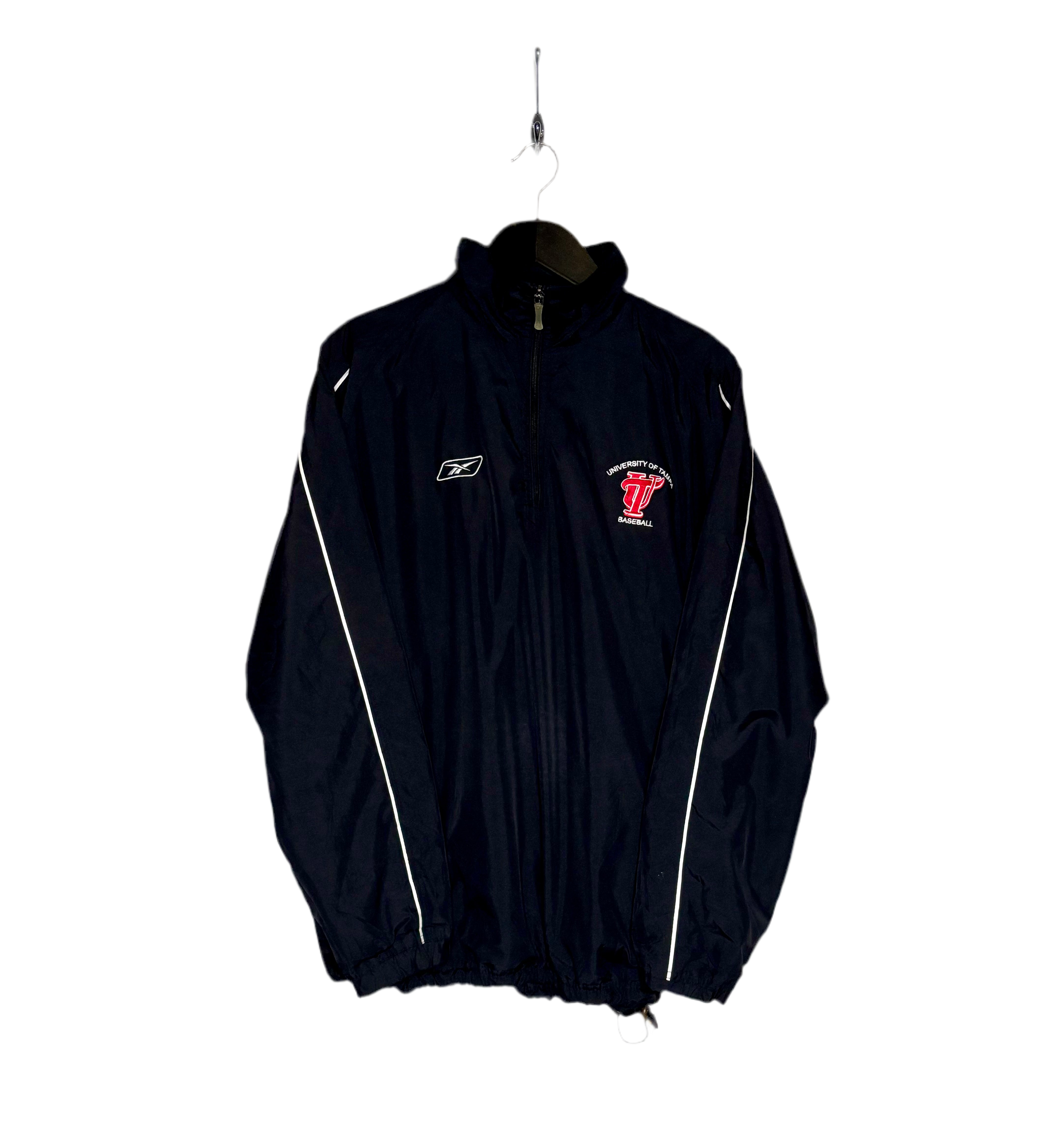 Reebok Vintage College Trainingsjacke University of Tampa Baseball Schwarz Größe M