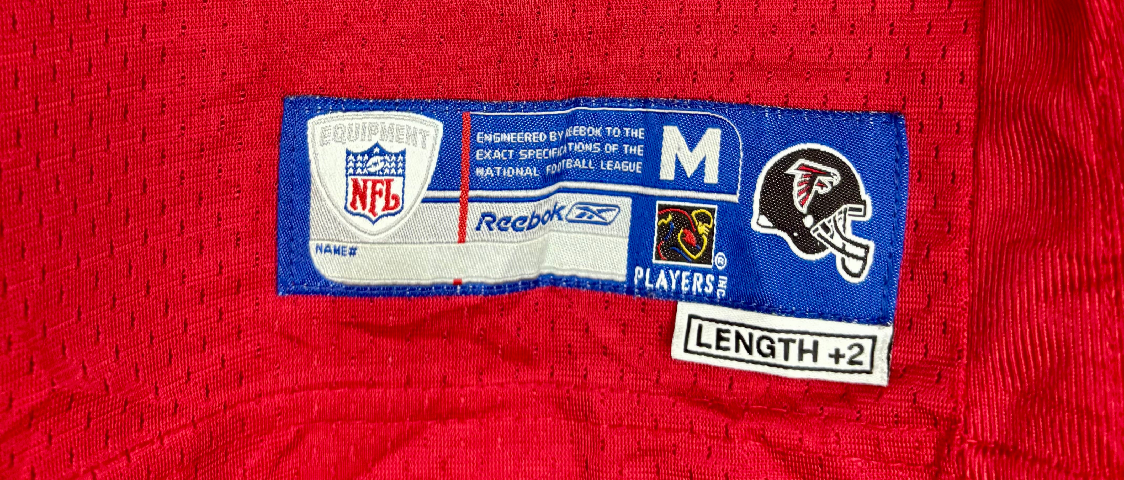 Reebok NFL Vintage Atlanta Falcons Jersey #7 Michael Vick Rot Größe M Kinder